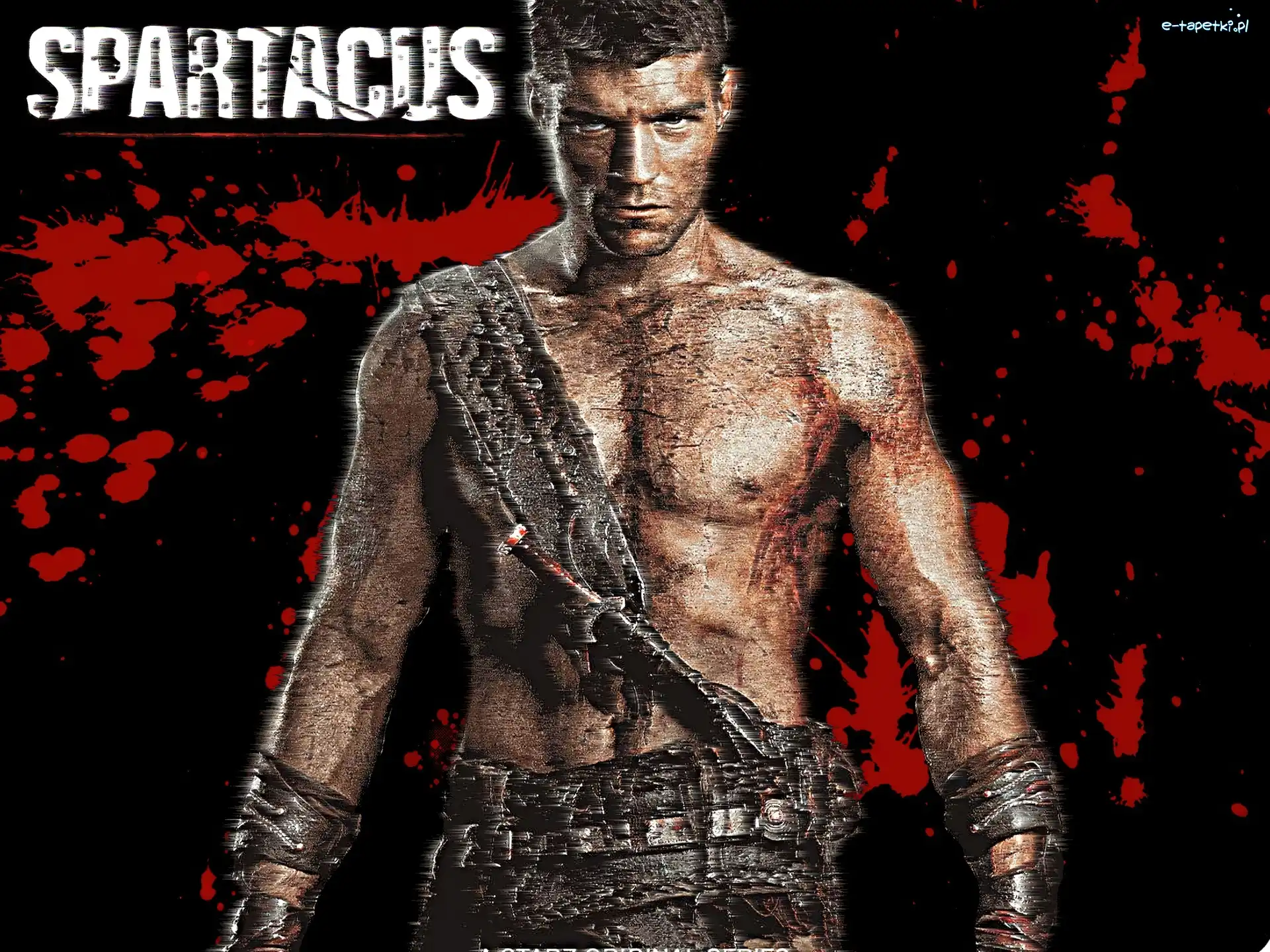 wojownik, krew, gladiator, Spartacus