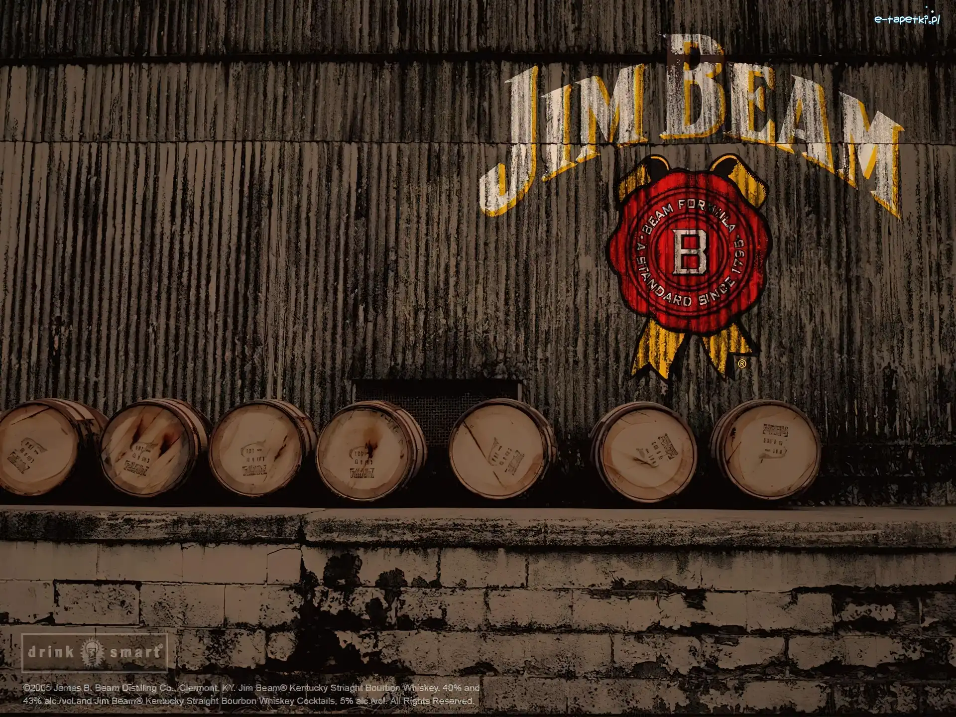 beczki, Jim Beam, Burbon