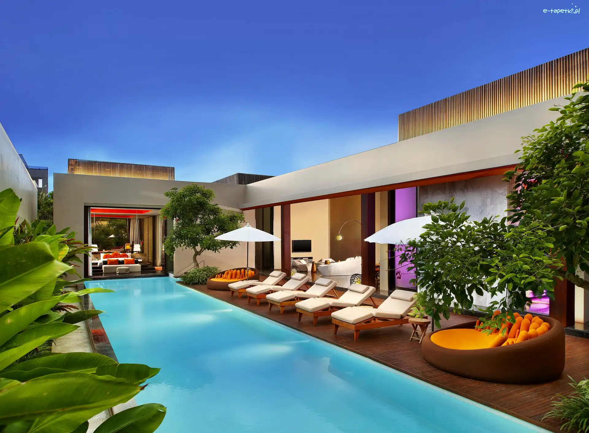 Basen, Hotel