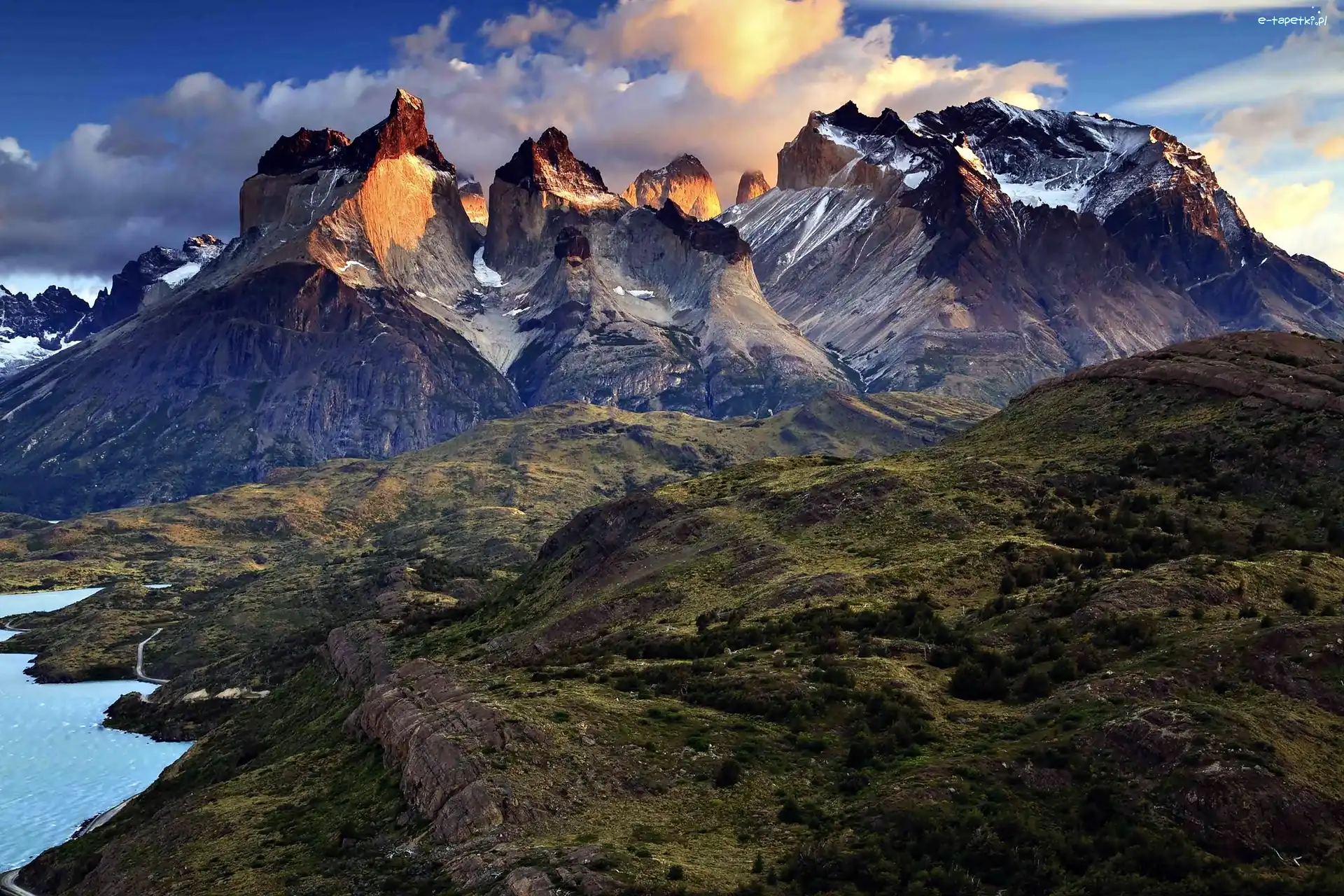Patagonia, Del Paine, Góry
