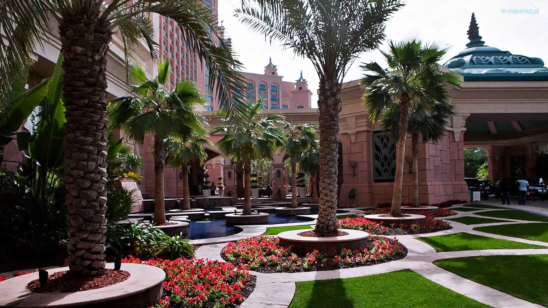 Atlantis, Dubaj, Palmy, Hotel
