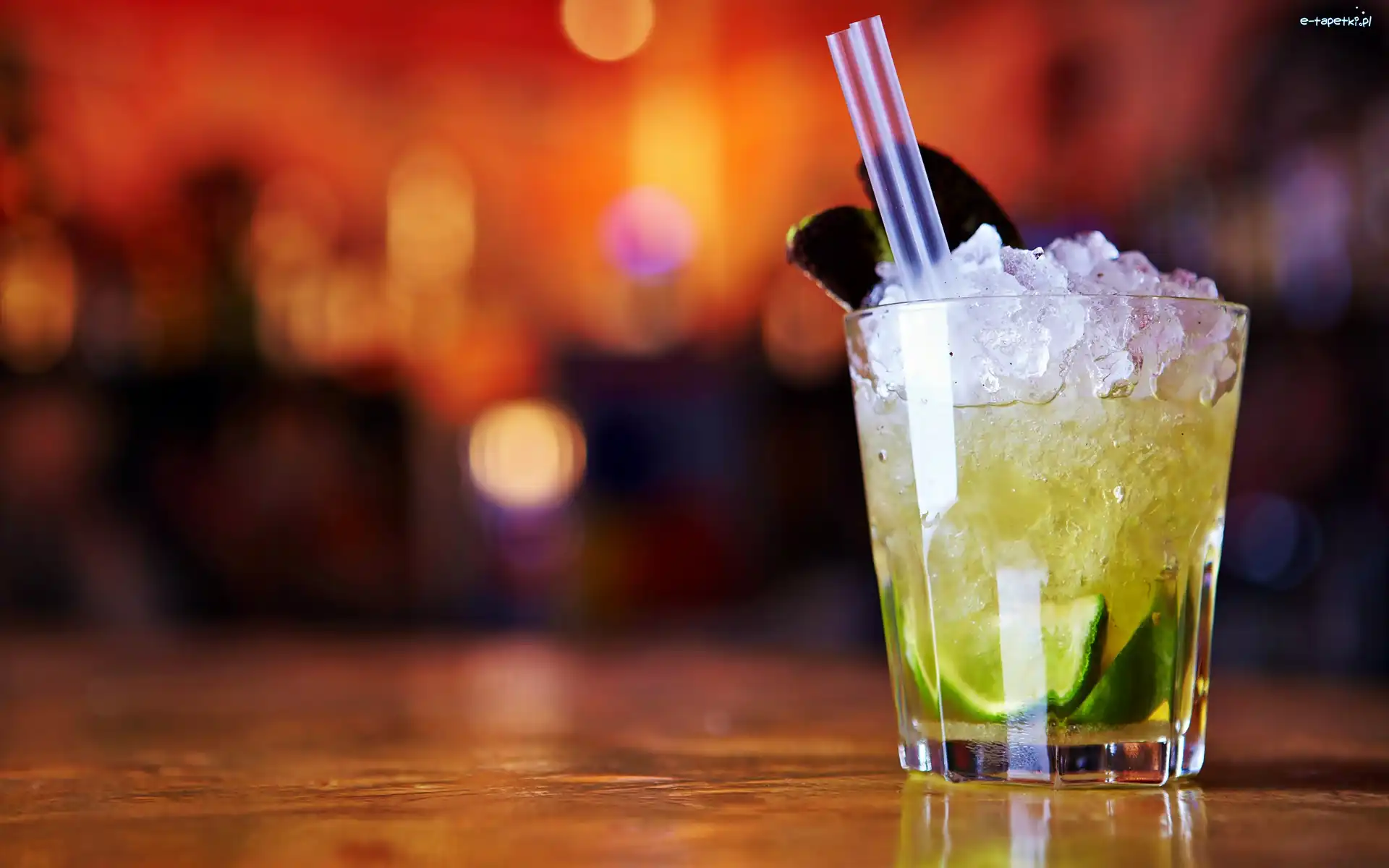 Kostki, Rum, Limonka, Lodu, Mojito, Drink