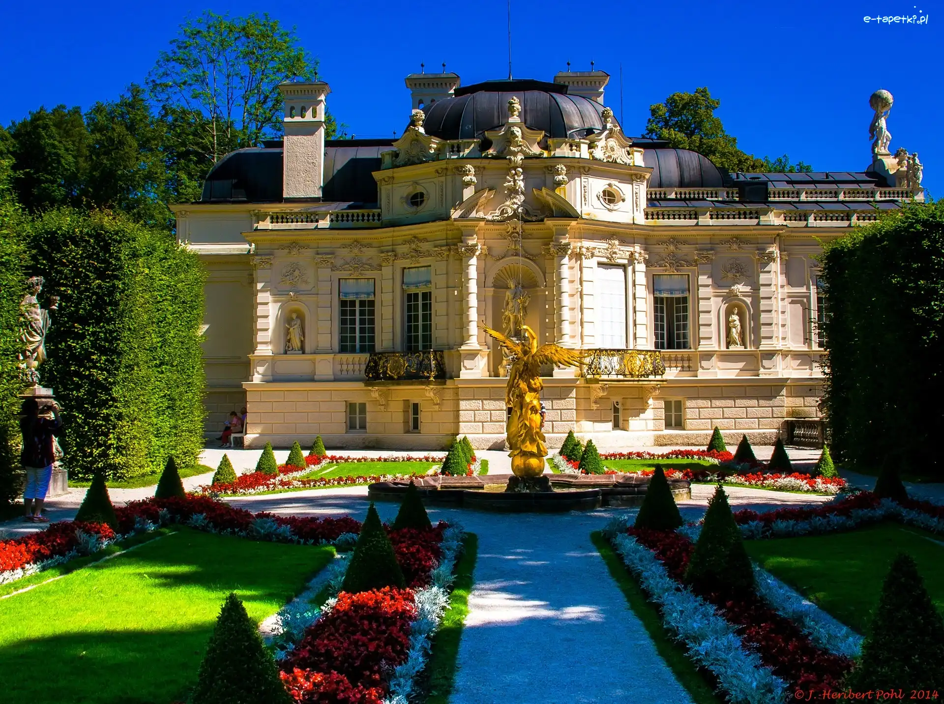 Region Oberammergau, Niemcy, Bawaria, Pałac Linderhof