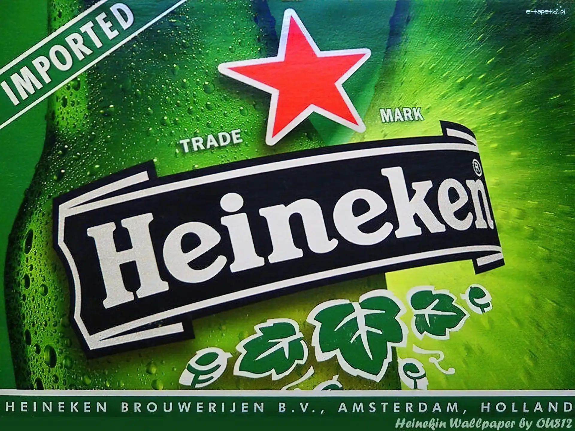 etykieta, Heineken, Piwo