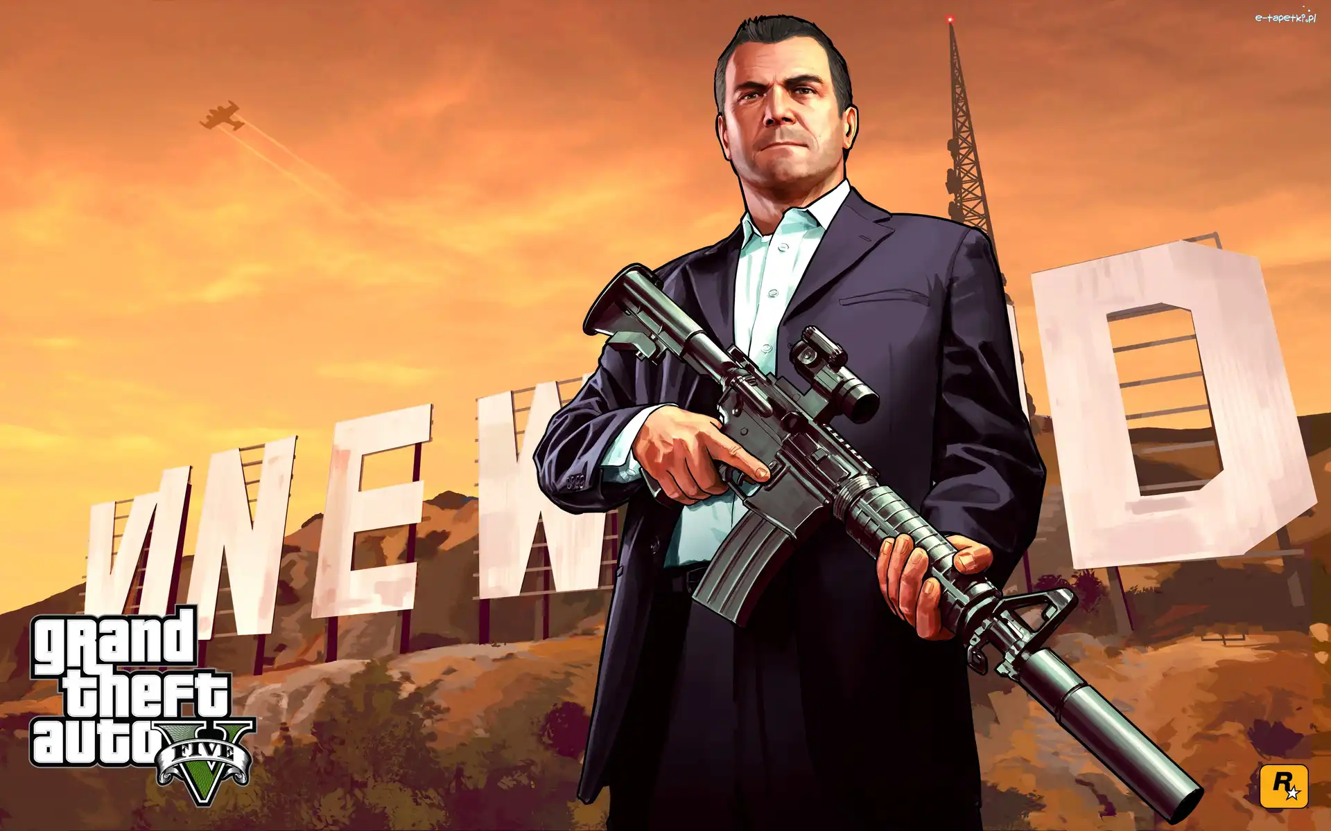 Garnitur, Granatowy, Gta 5
