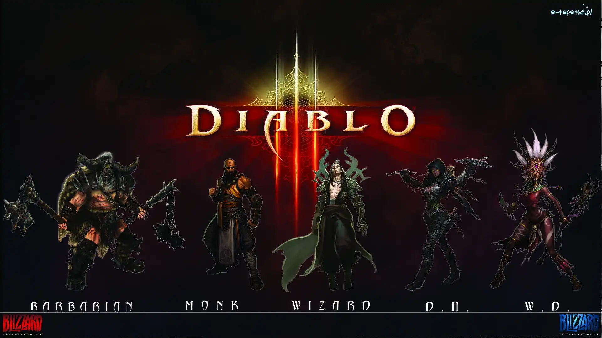 Wizard, Monk, Diablo 3