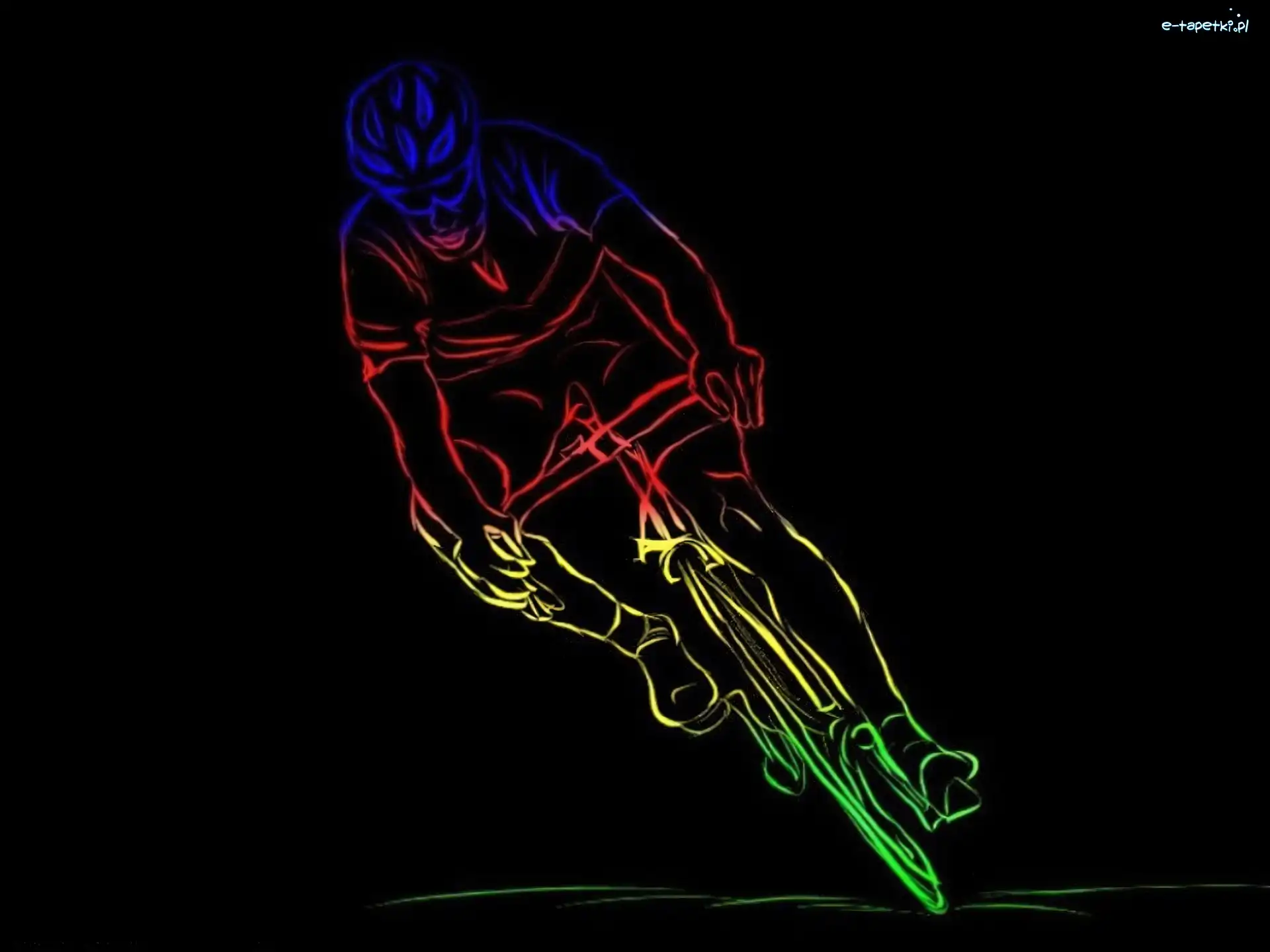 kolorowy kolarz, Rower