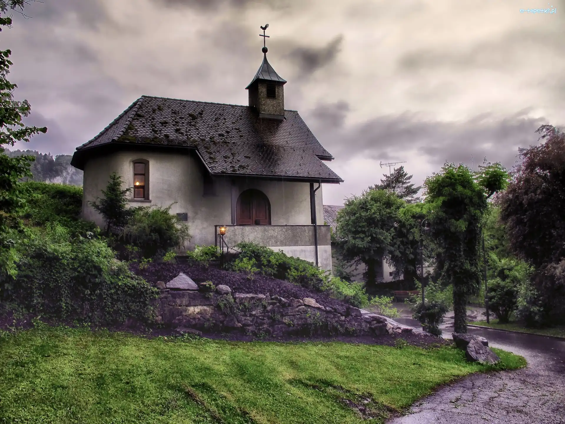 Droga, Ogródek, Dom