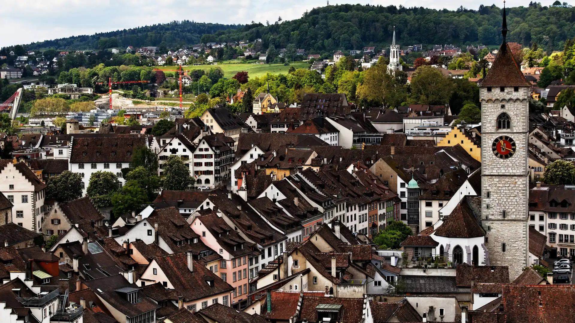Miasto, Schaffhausen, Szwajcaria