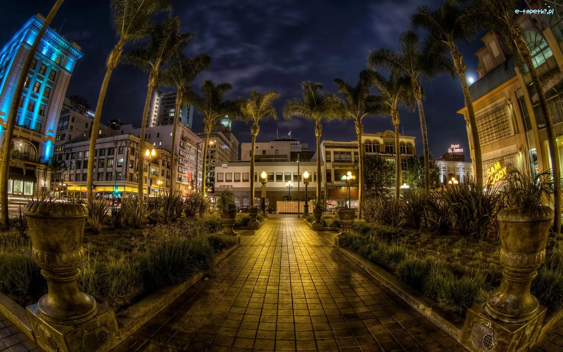 San Diego, Miasto Nocą