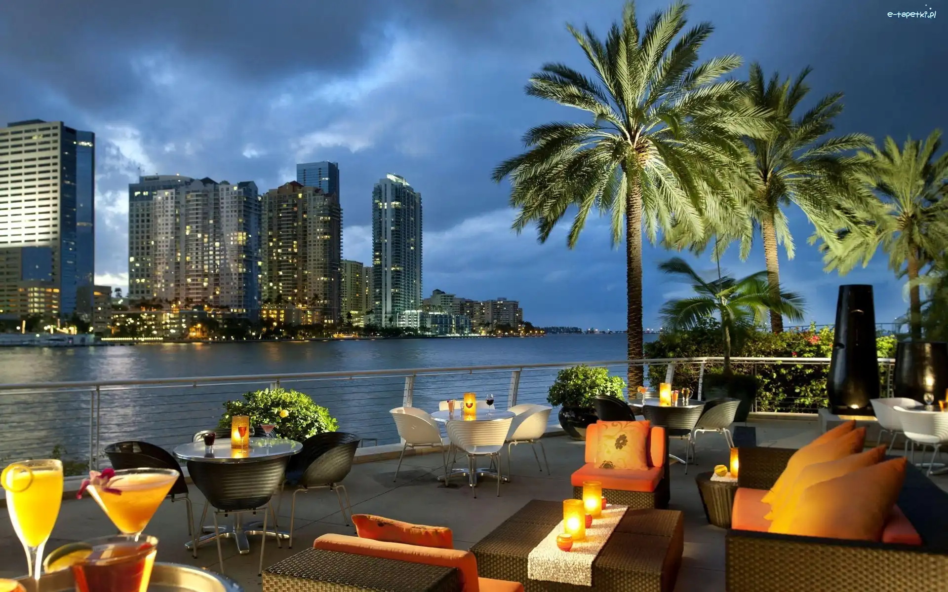 Panorama, Floryda Drapacze chmur, Miami, Restauracja