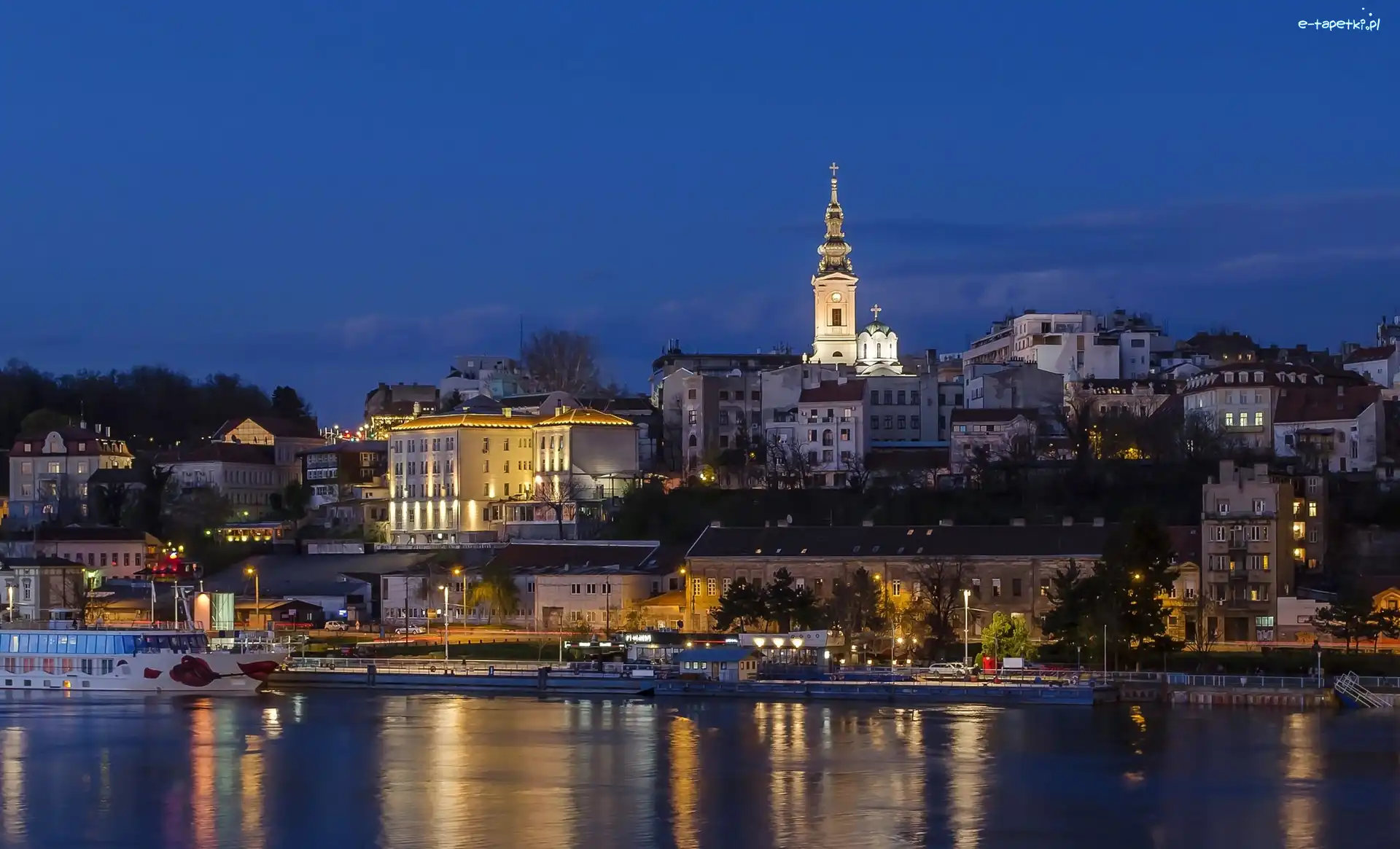 Belgrad, Noc, Miasto, Serbia