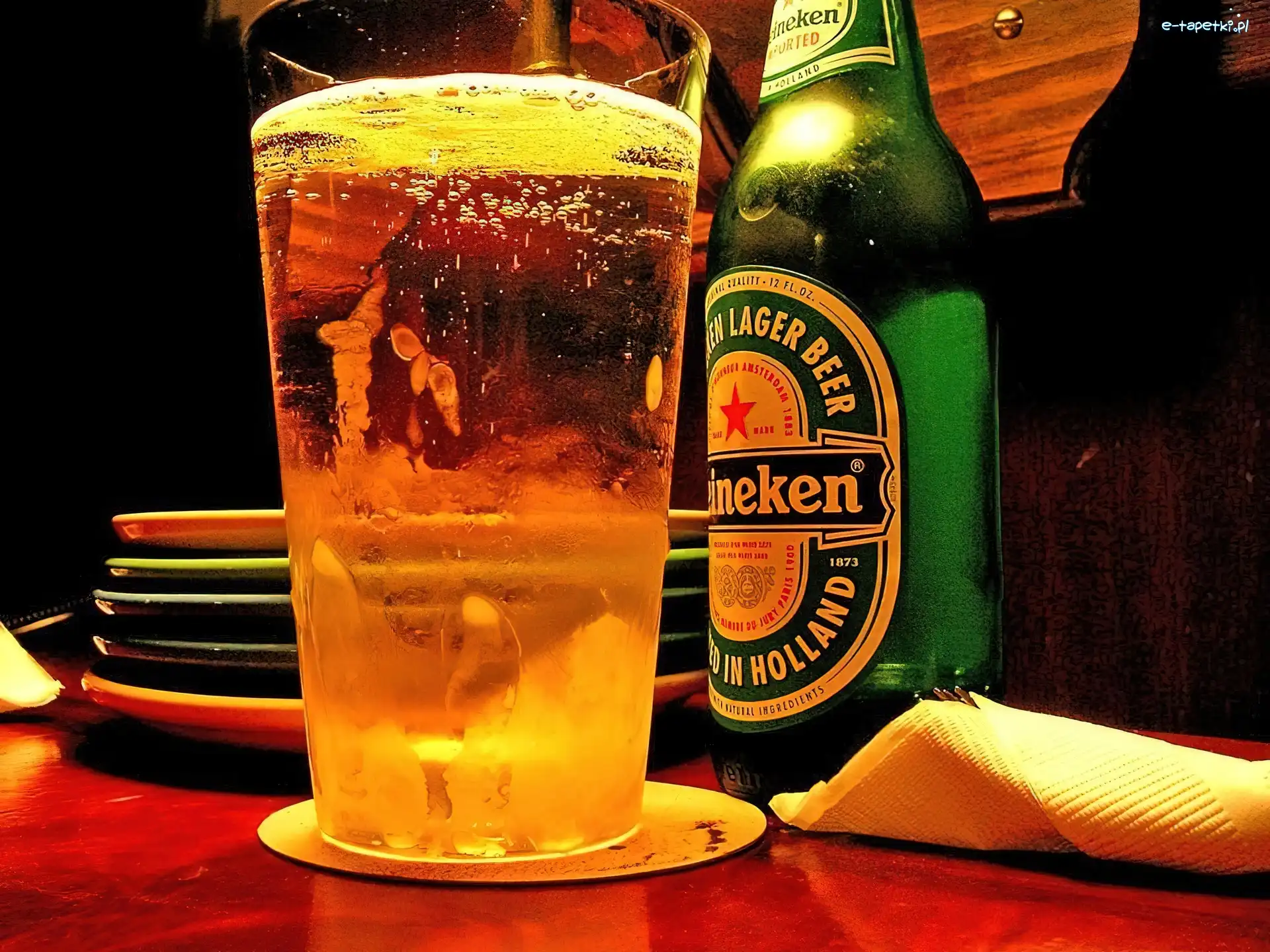 szklanka, Heineken, Piwo