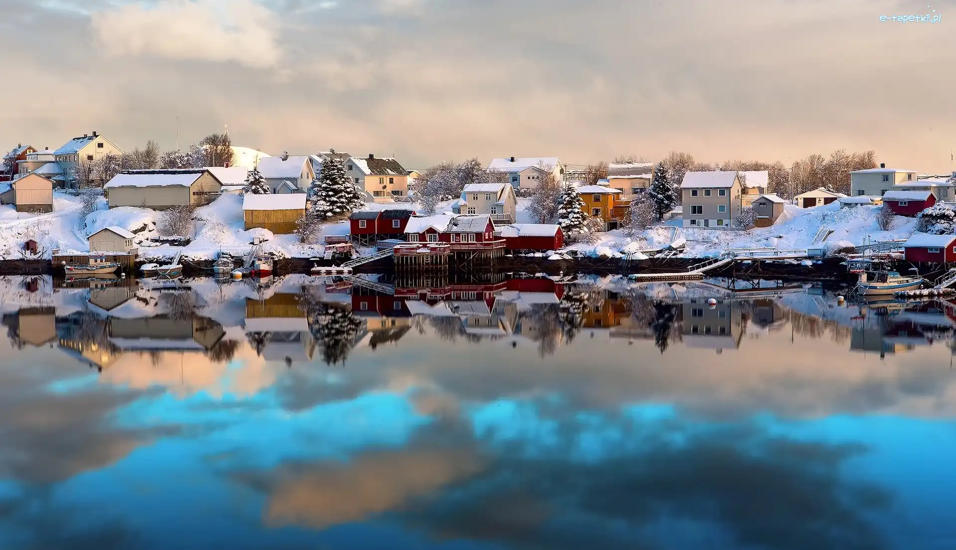 Norwegia, Lofoten, Zima