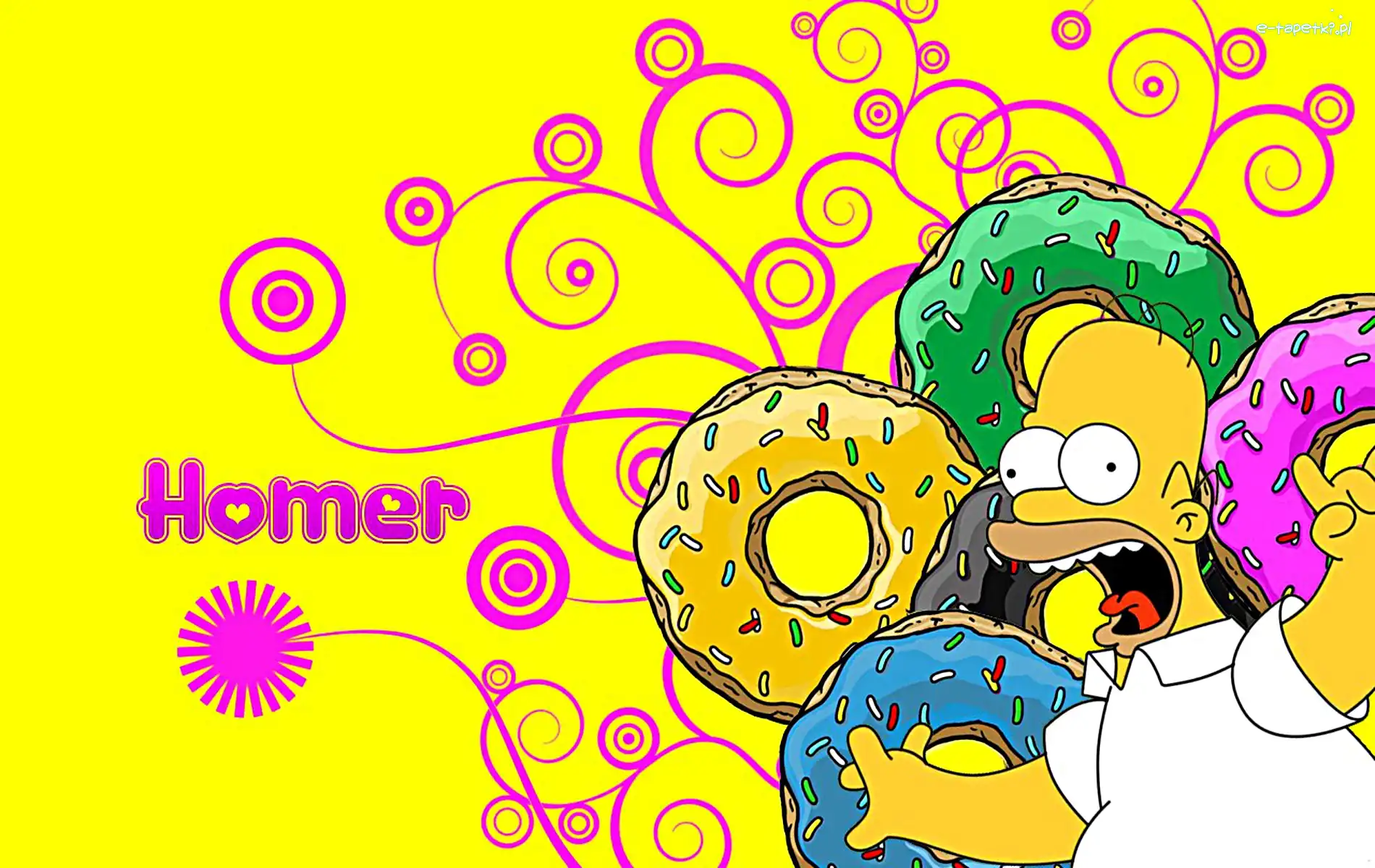 The Simpsons, ciasteczka, Simpsonowie, Homer