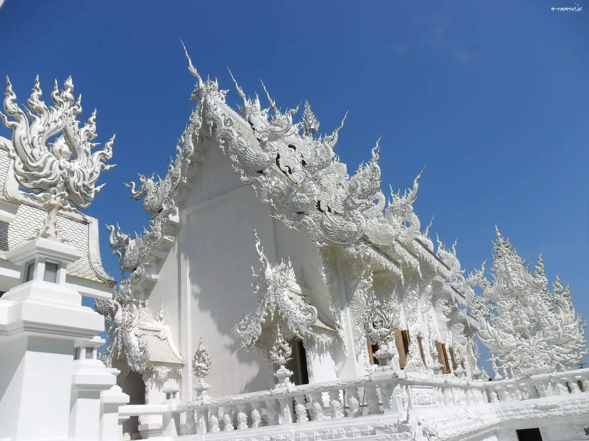 Biała Świątynia, Tajlandia, Miasto Chiang Rai, Świątynia Wat Rong Khun
