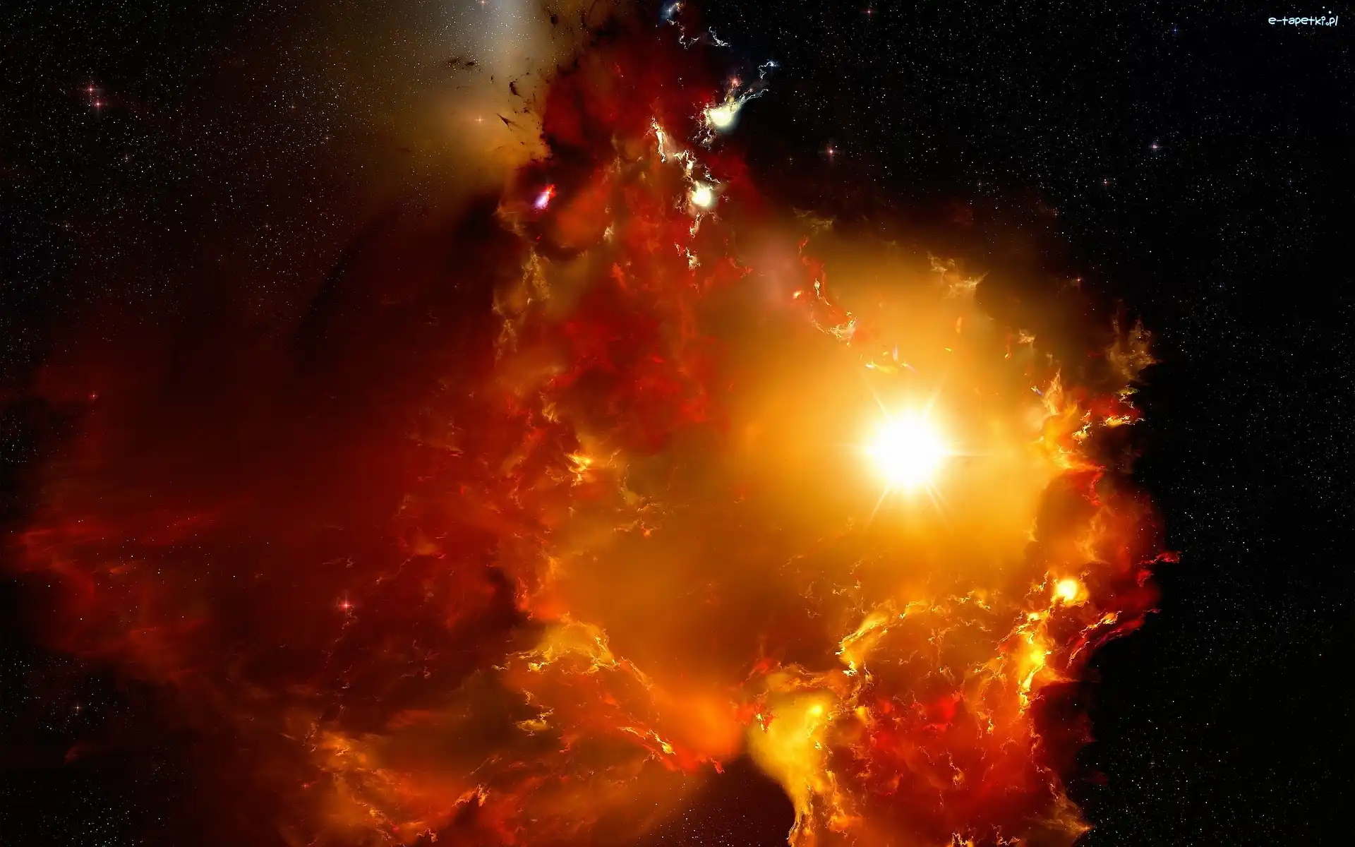 mgławica, gwiazdy, Kosmos