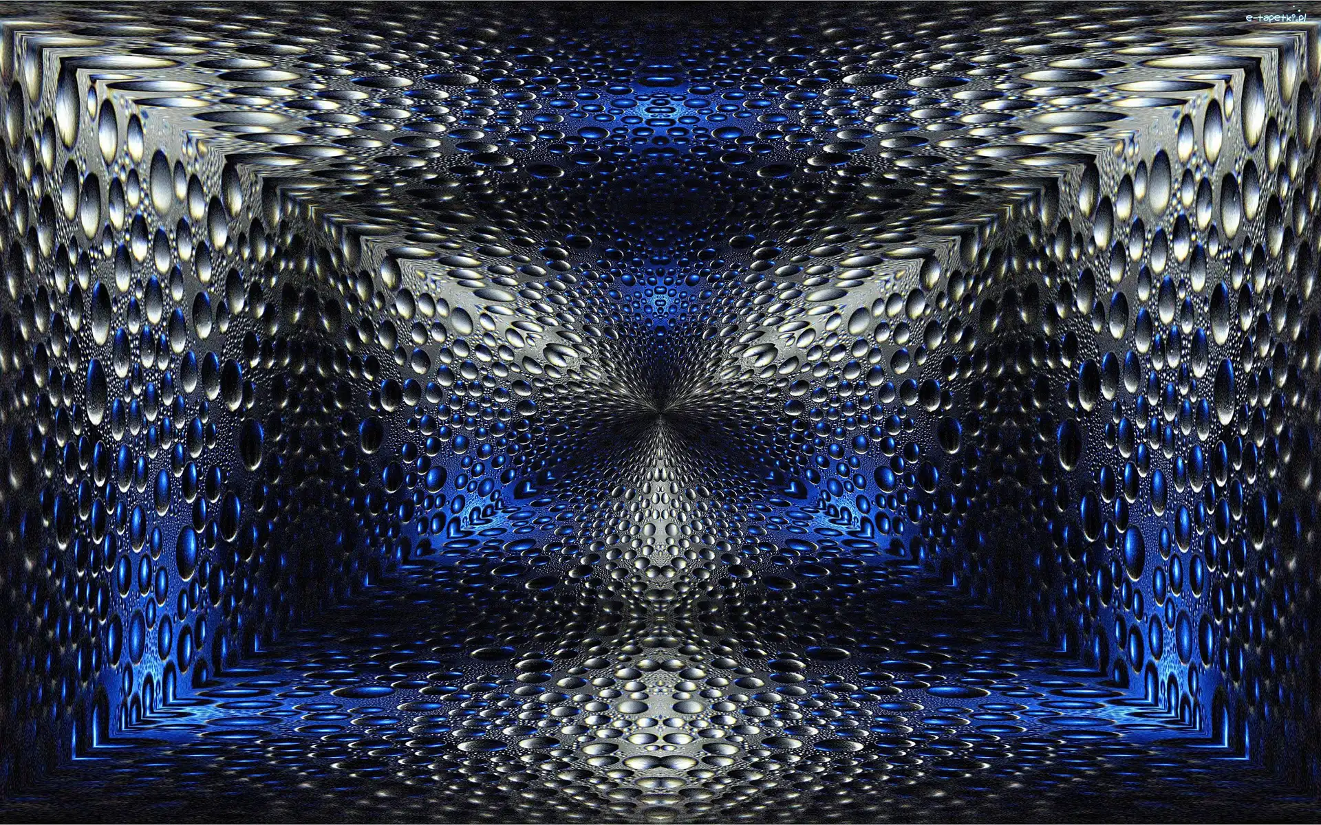Krople wody, 3D