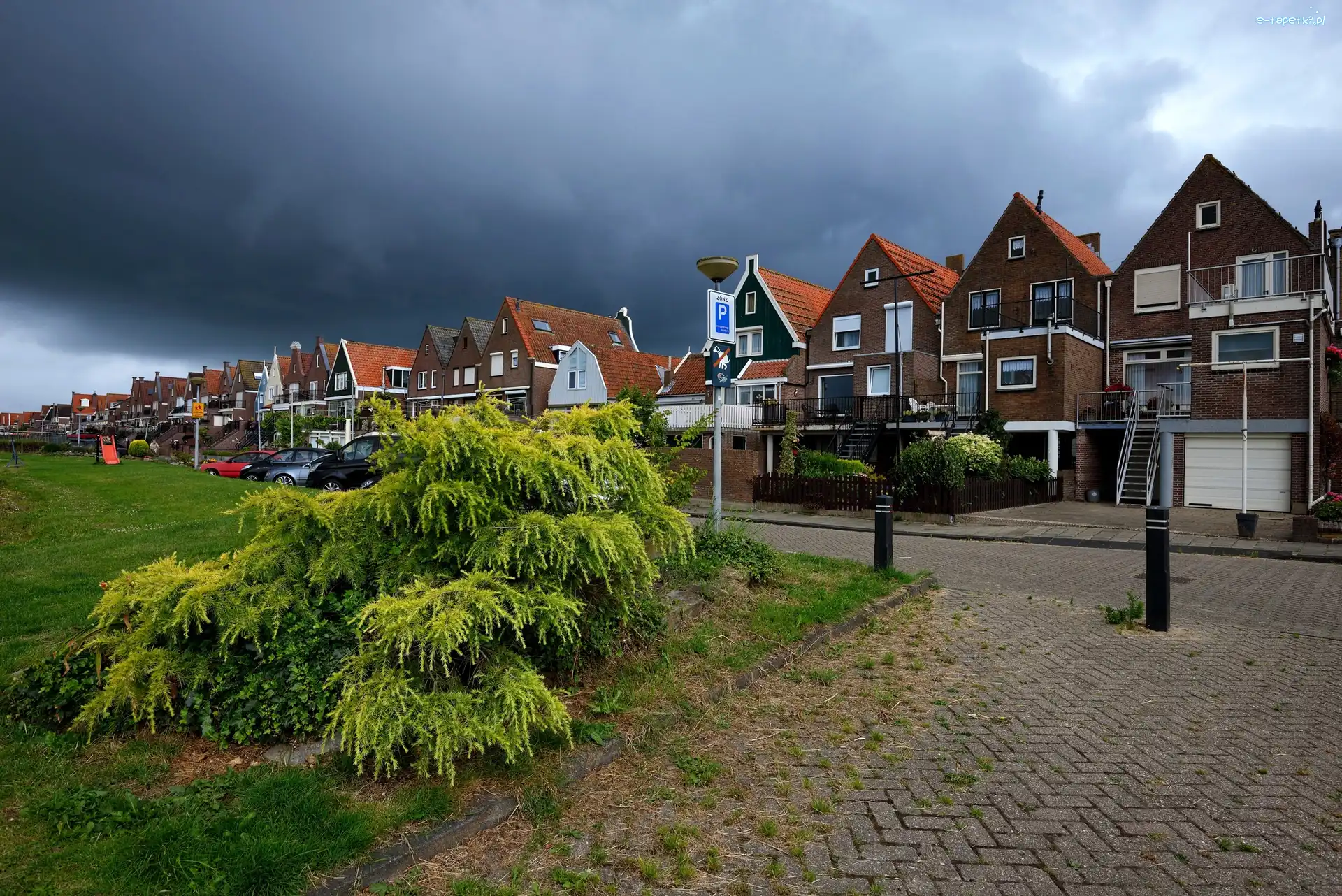Szeregowe, Ulica, Domy, Holandia, Volendam