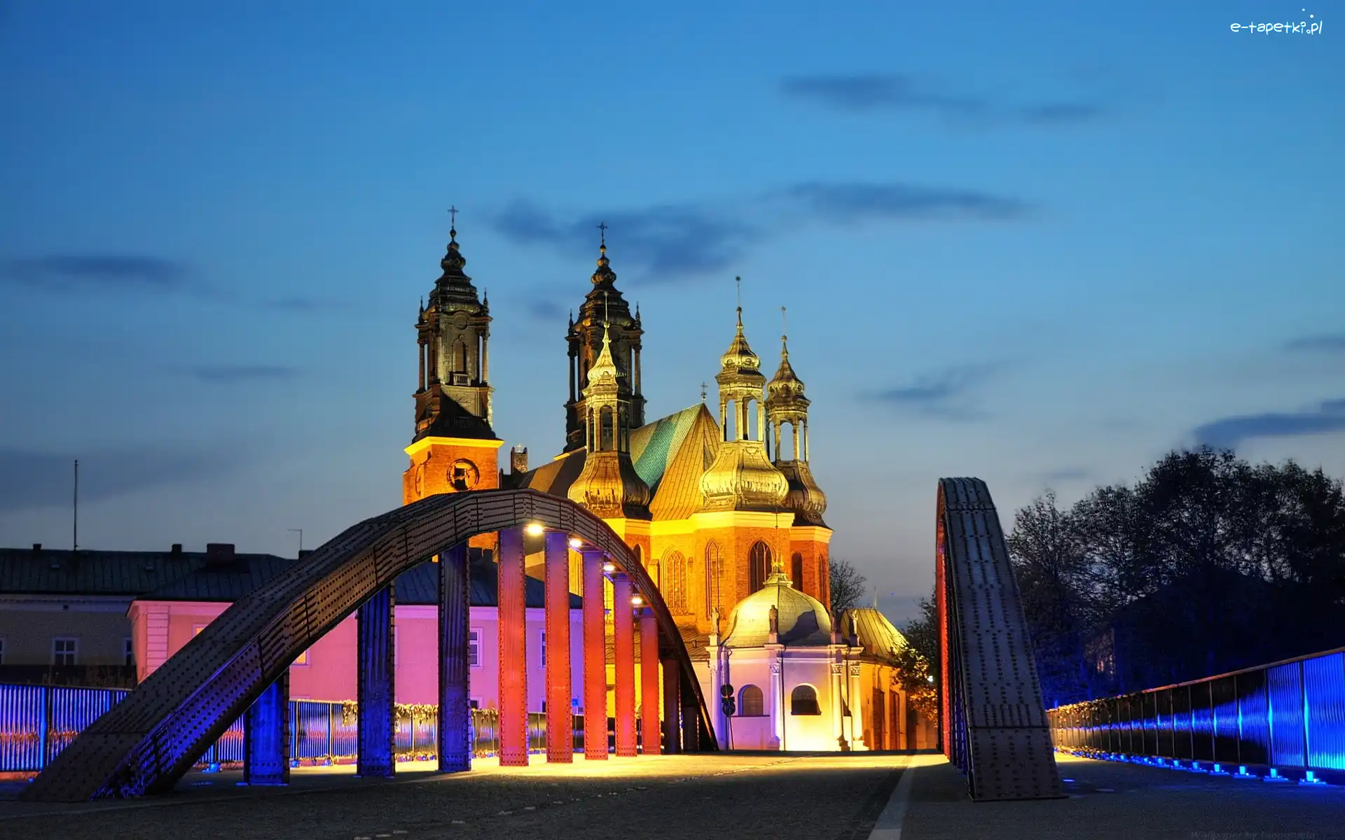 Poznań, NOc, Most biskupa Jordana, Katedra Poznańska
