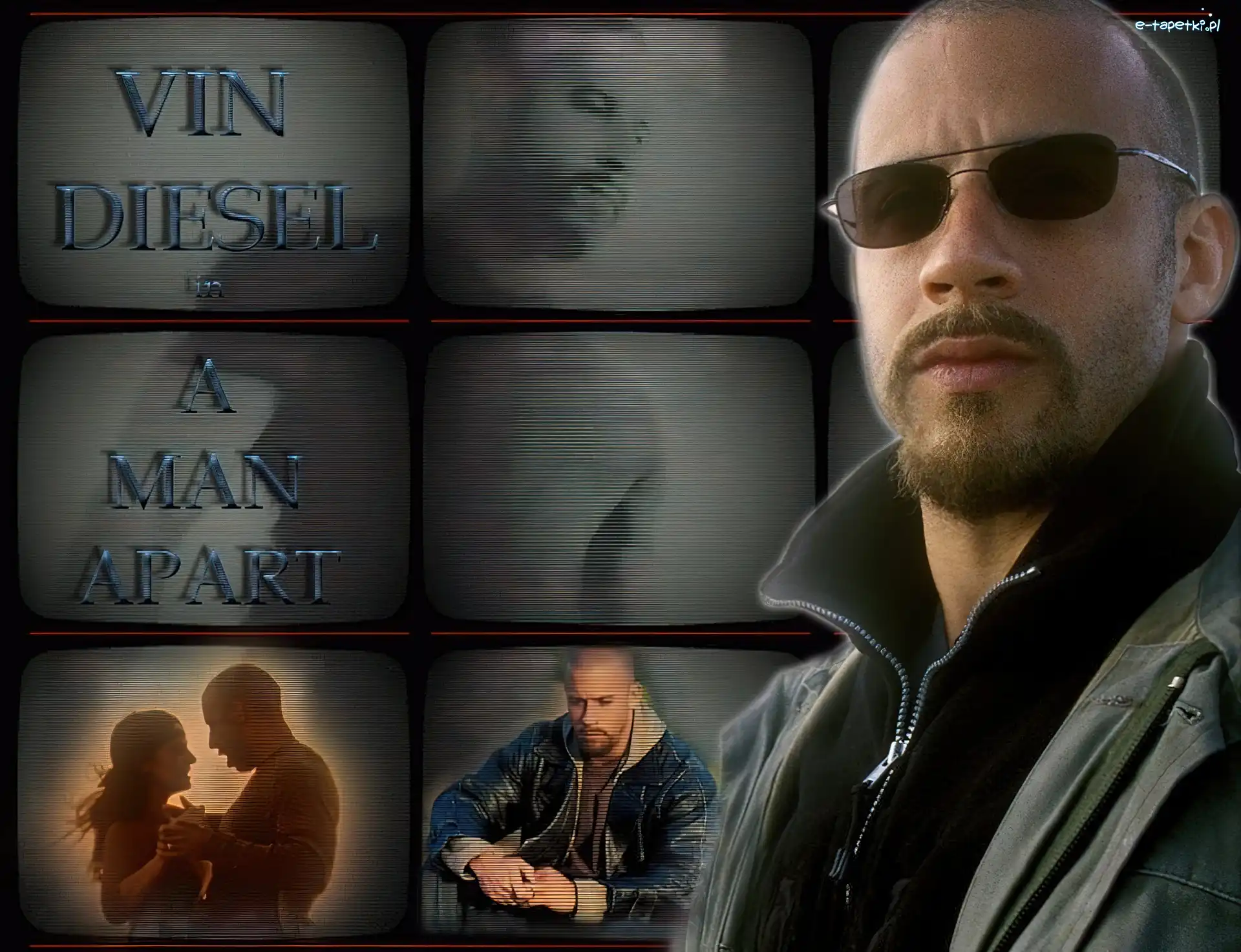 para, okulary, Vin Diesel