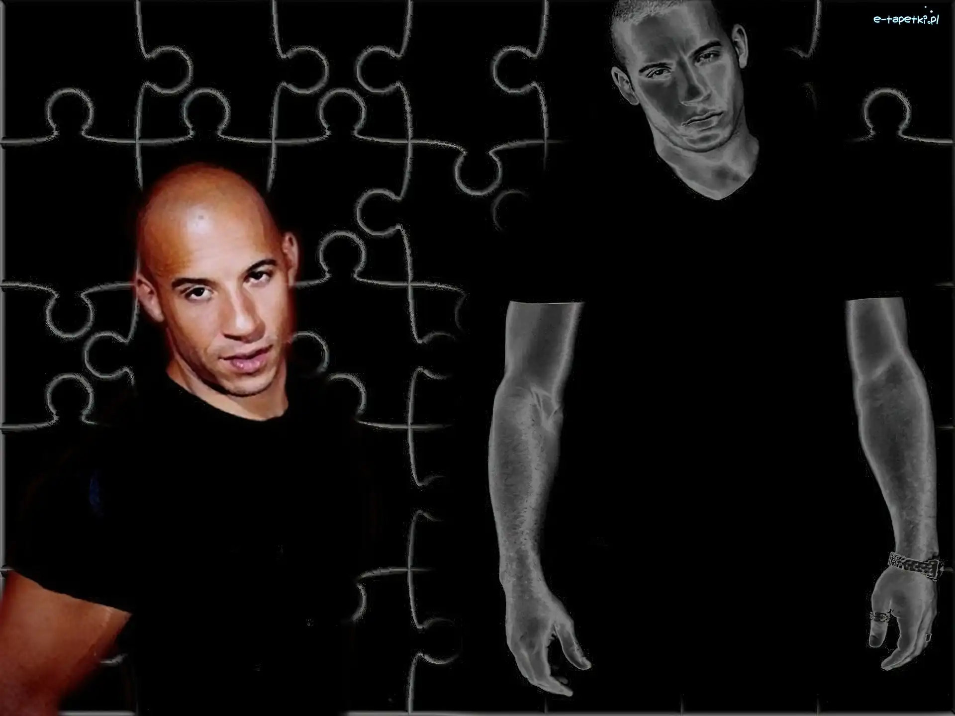 czarny strój, Vin Diesel