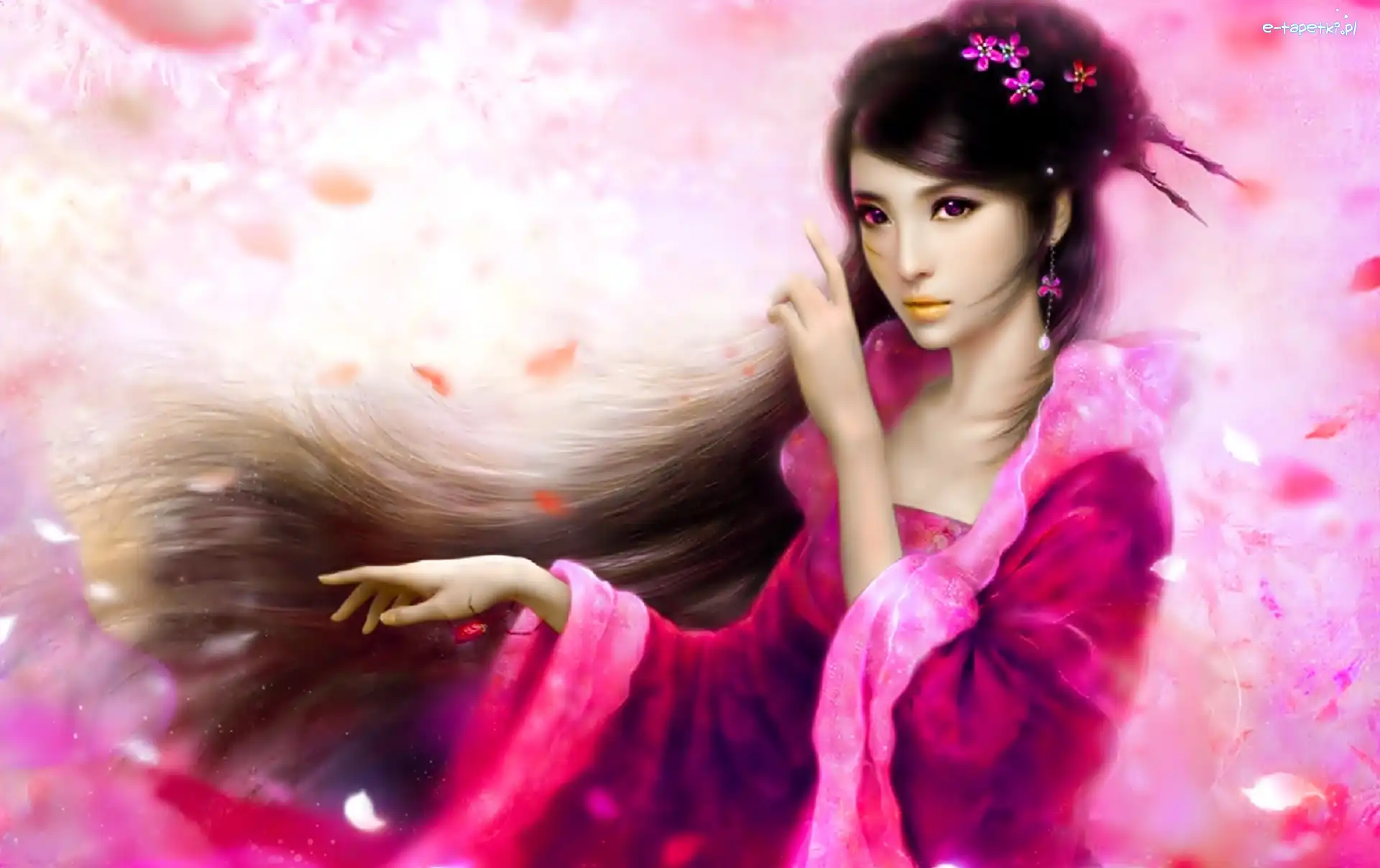 Kobieta, Fantasy, Grafika