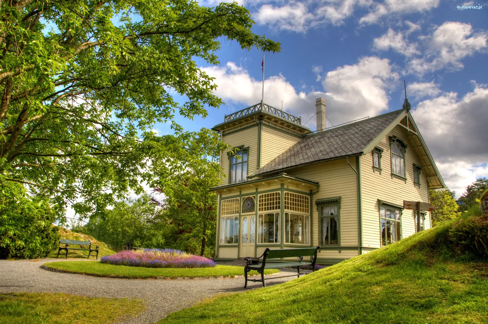 Ławki, Ogród, Dworek