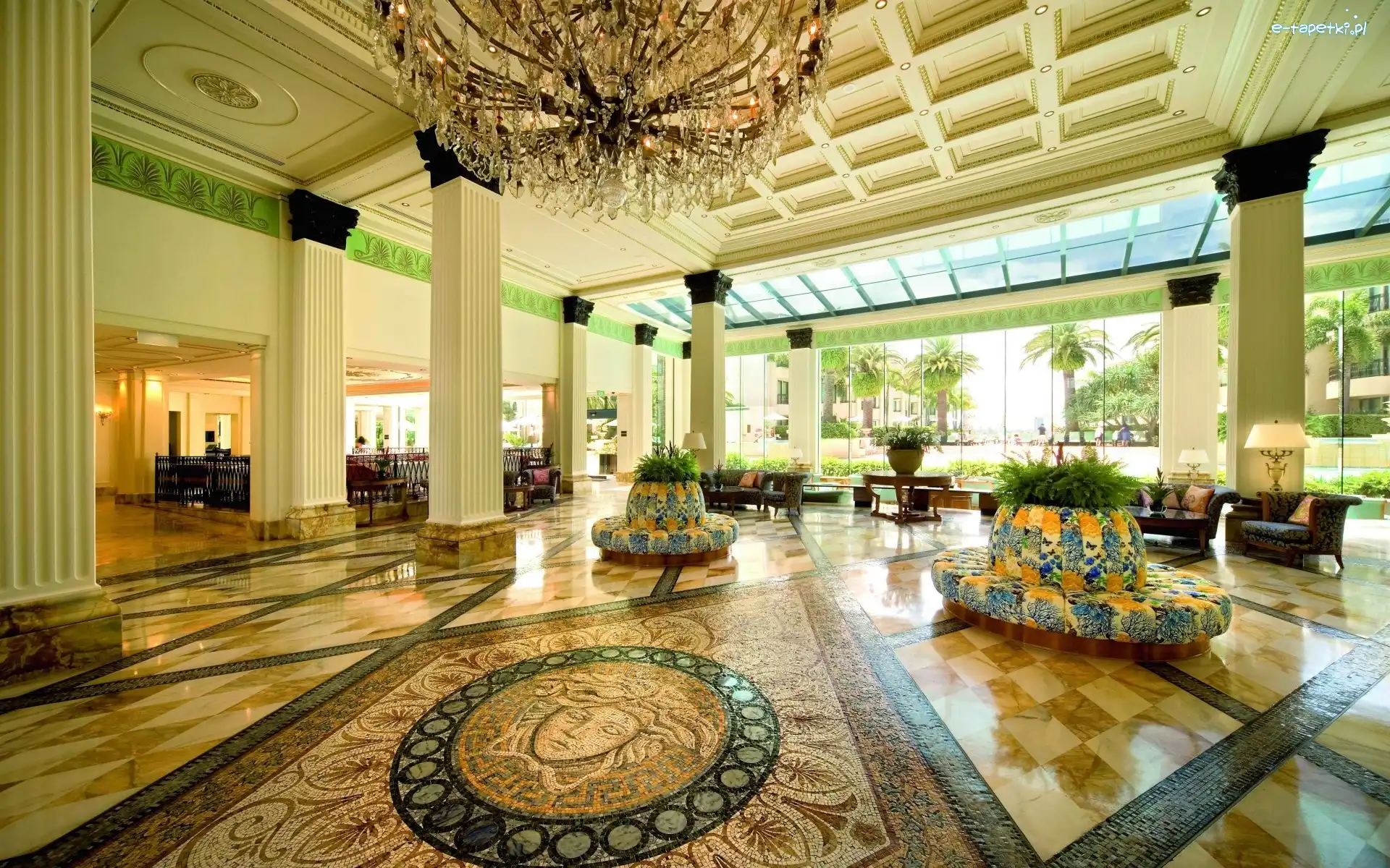 Hotel, Australia, Palazzo Versace, Wnętrze