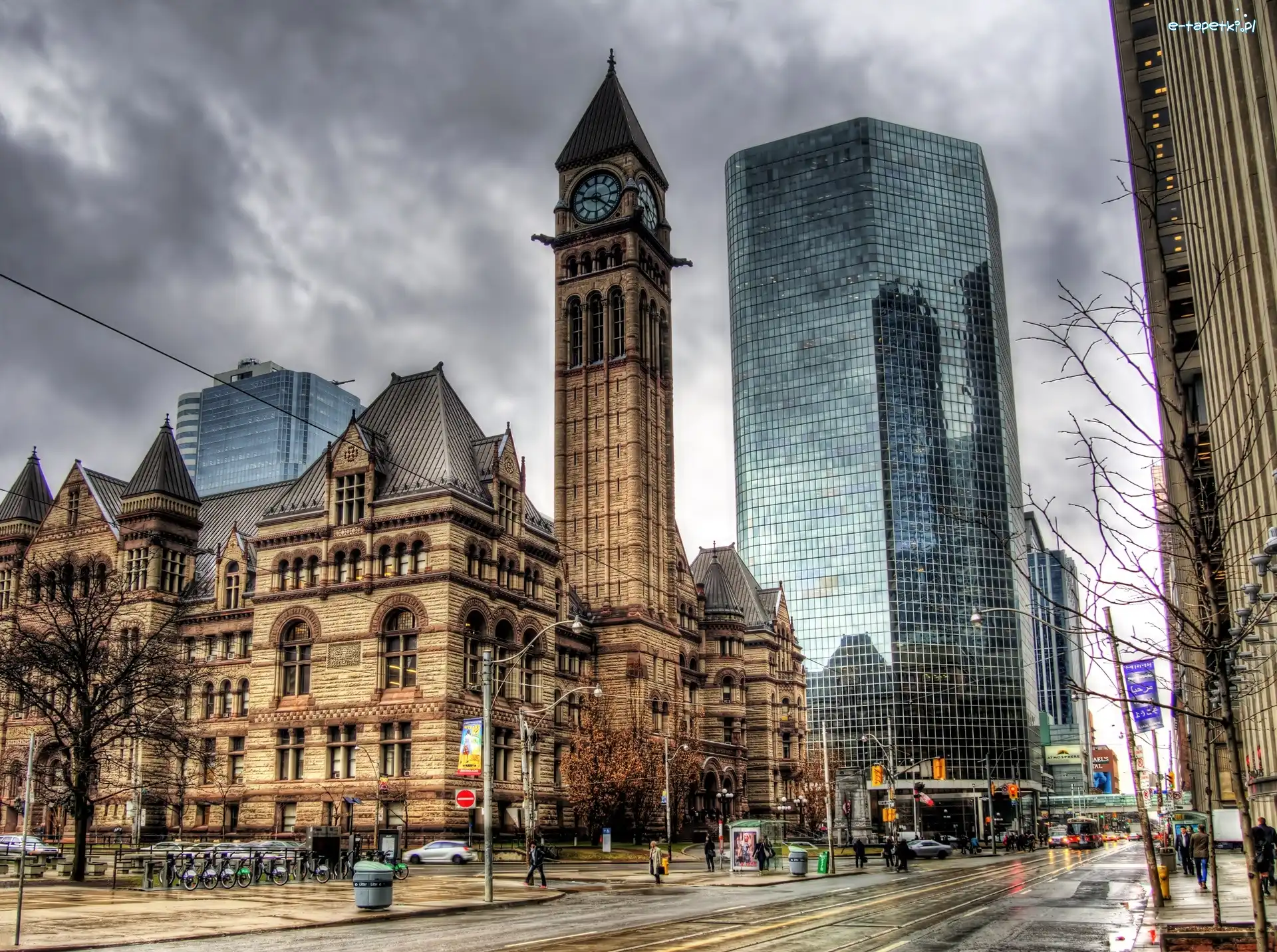 Szklany wieżowiec, Zdjęcie miasta, Toronto