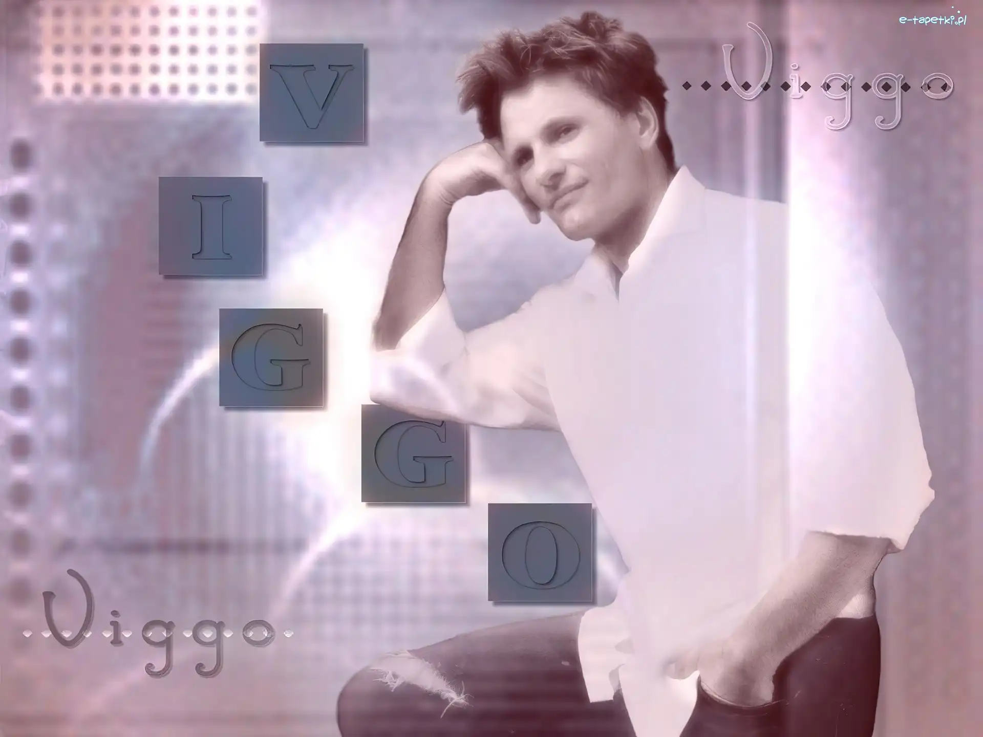 biała koszula, Viggo Mortensen