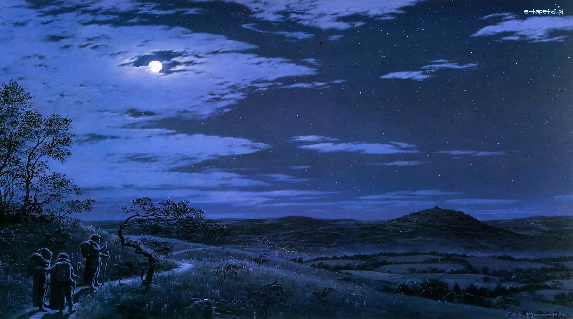 Malarstwo, Władca Pierścieni, Noc, Ted Nasmith