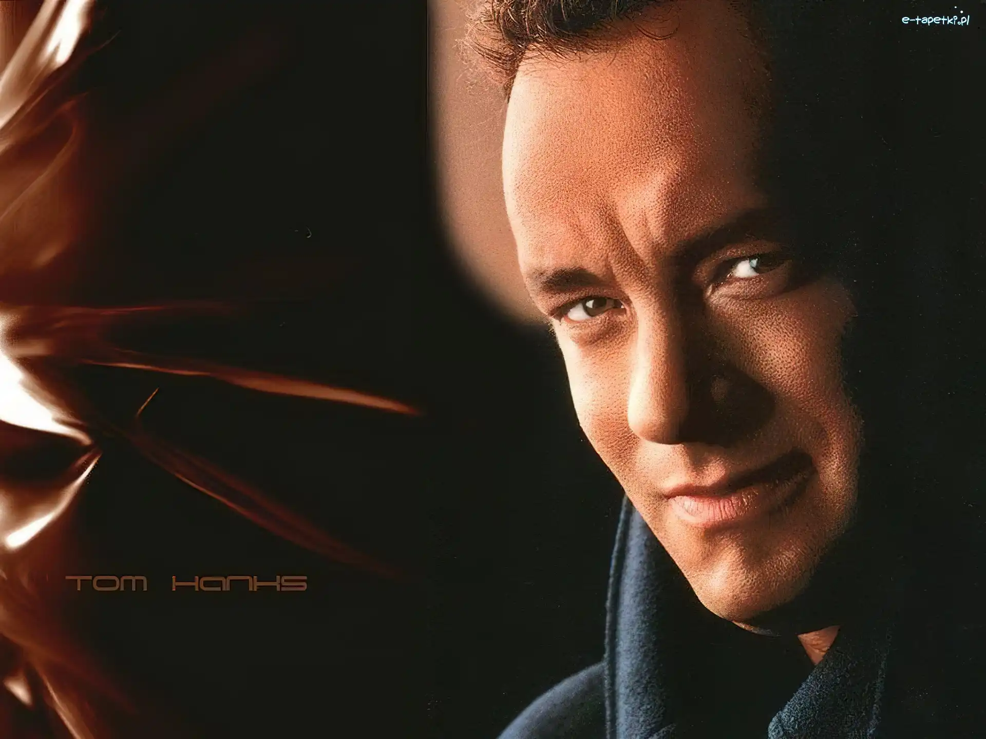 brązowe oczy, twarz, Tom Hanks