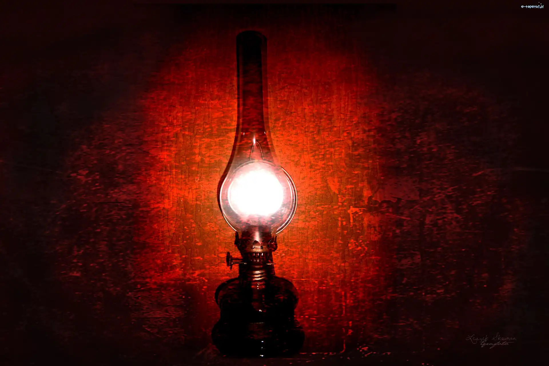 Lampa, Klosz, Blask, Dekoracja, Ściana