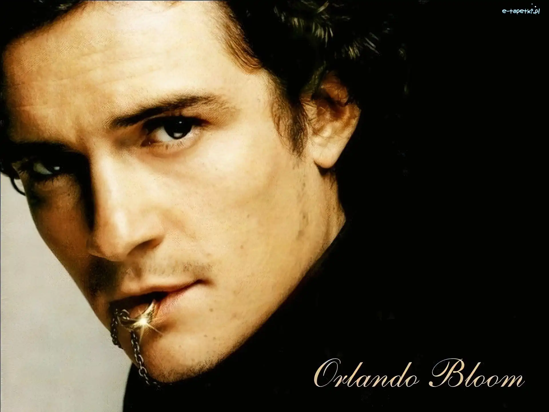 czarny strój, Orlando Bloom