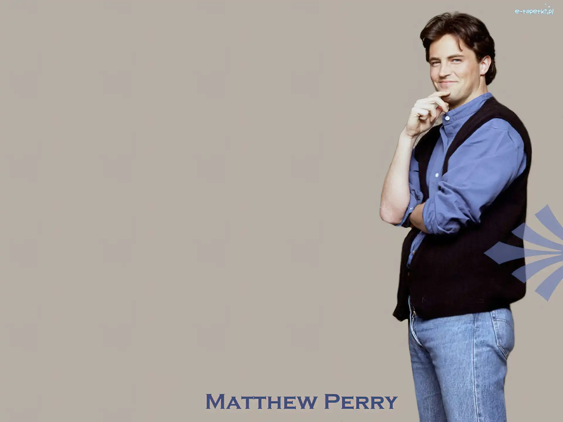 czarna kamizela, Mathew Perry