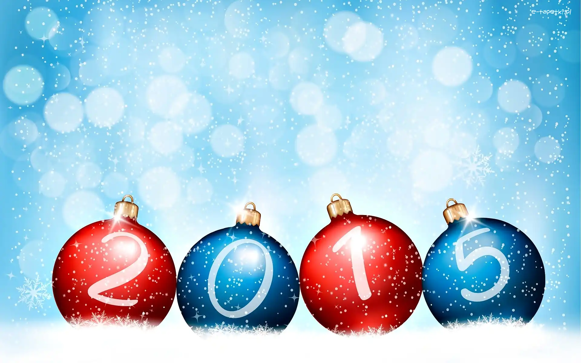 2015, Blask, Bombki, Nowy Rok