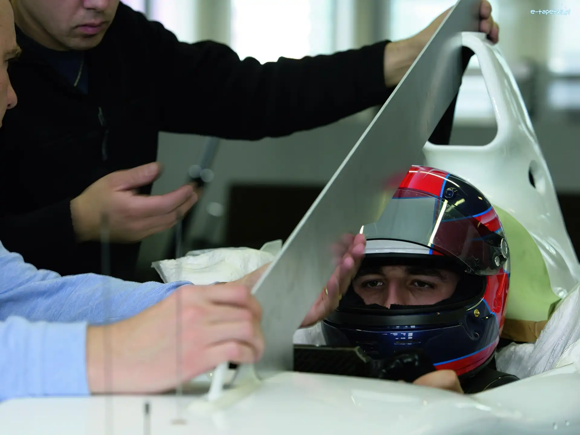 głowa, kask , Formuła 1