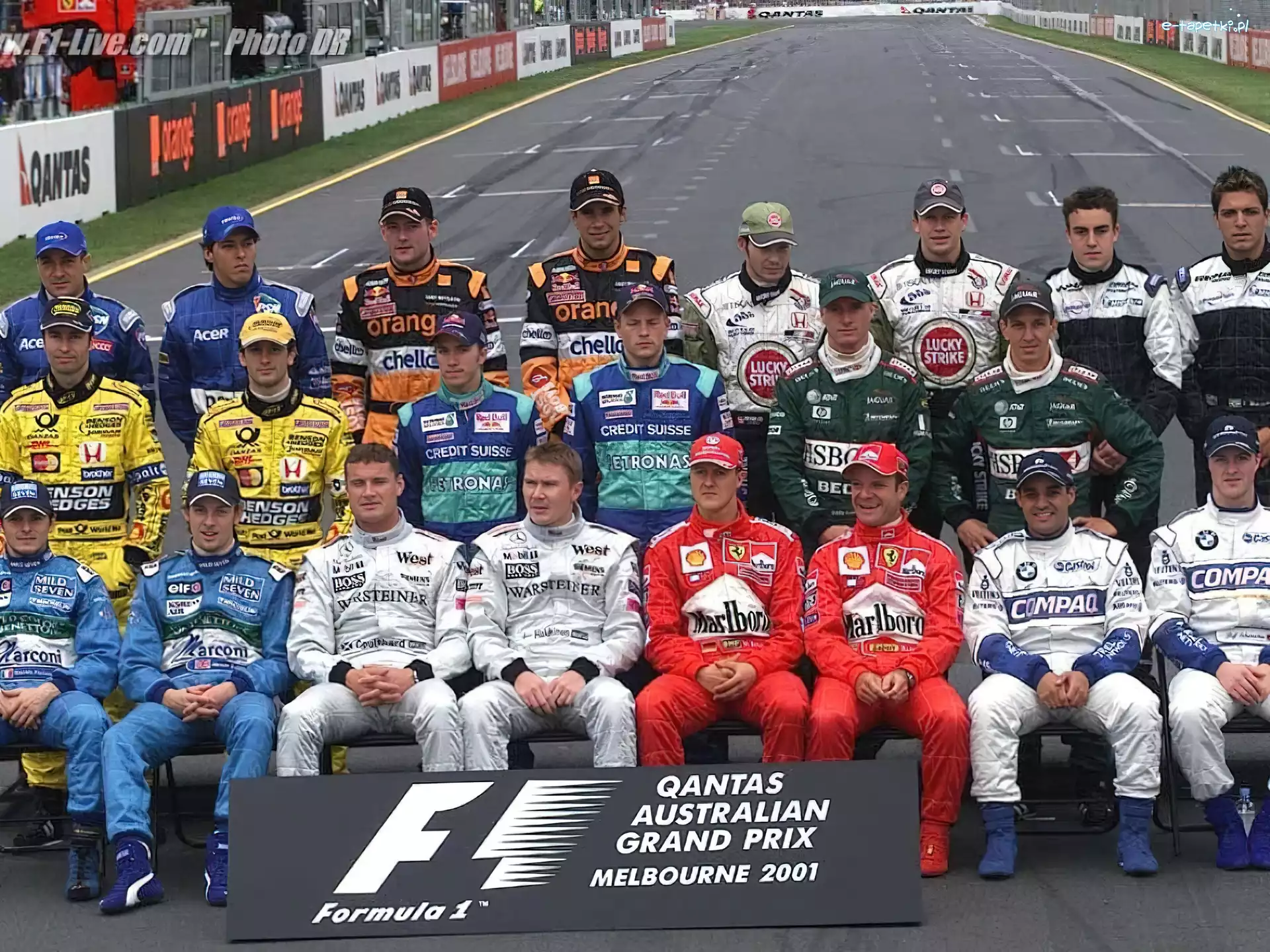 zawodnicy, Formuła 1