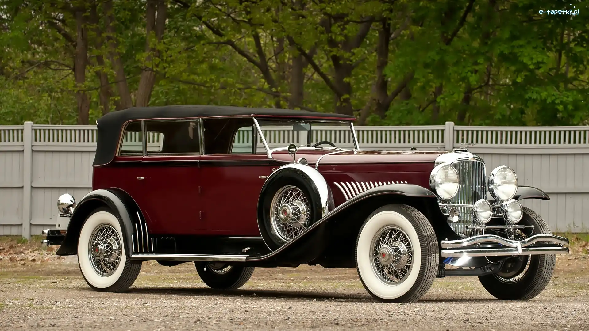 Zabytkowy, 1930, Duesenberg, Samochód