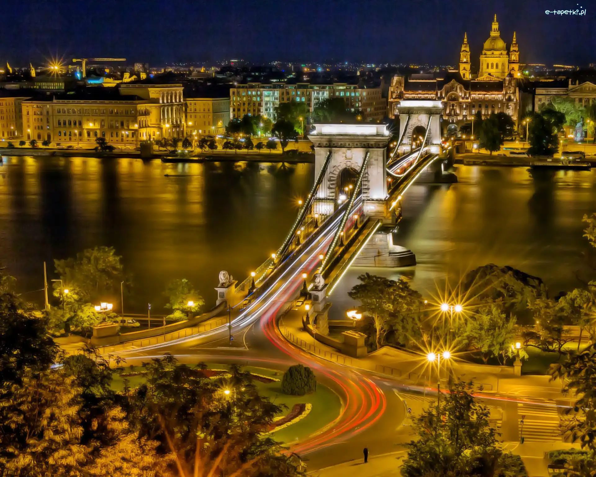Rzeka, Noc, Most, Budapeszt