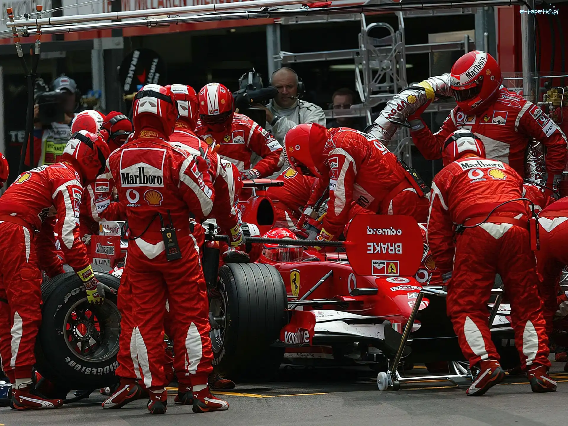 mechanicy ferrari, Formuła 1