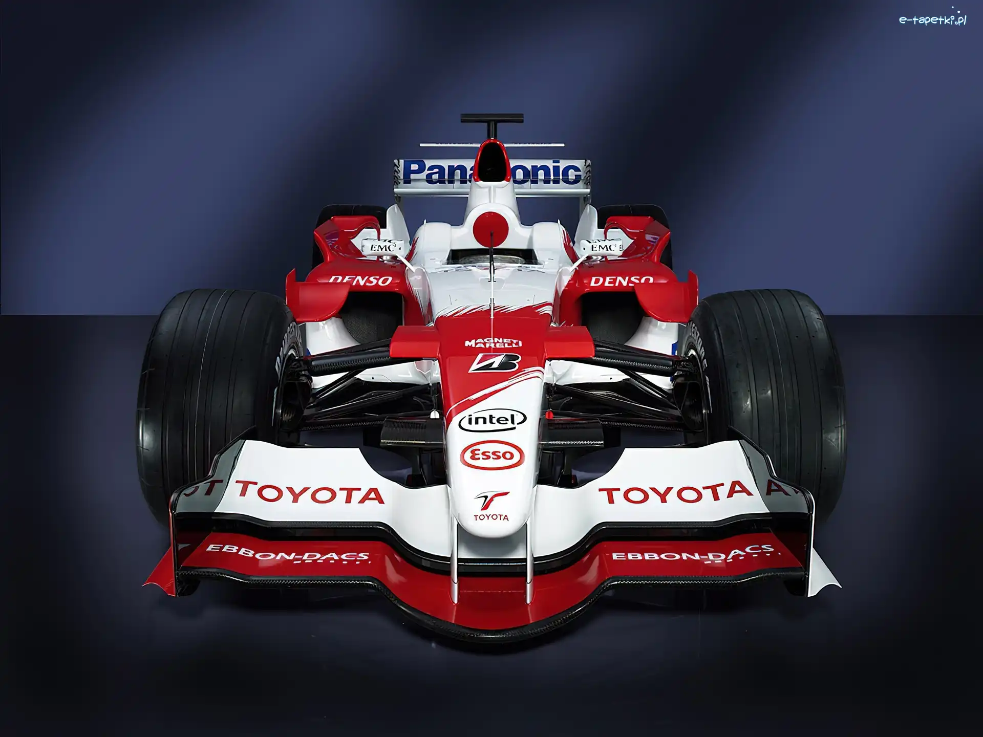 koła, opony, Toyota, spojler, bolid, Formuła 1