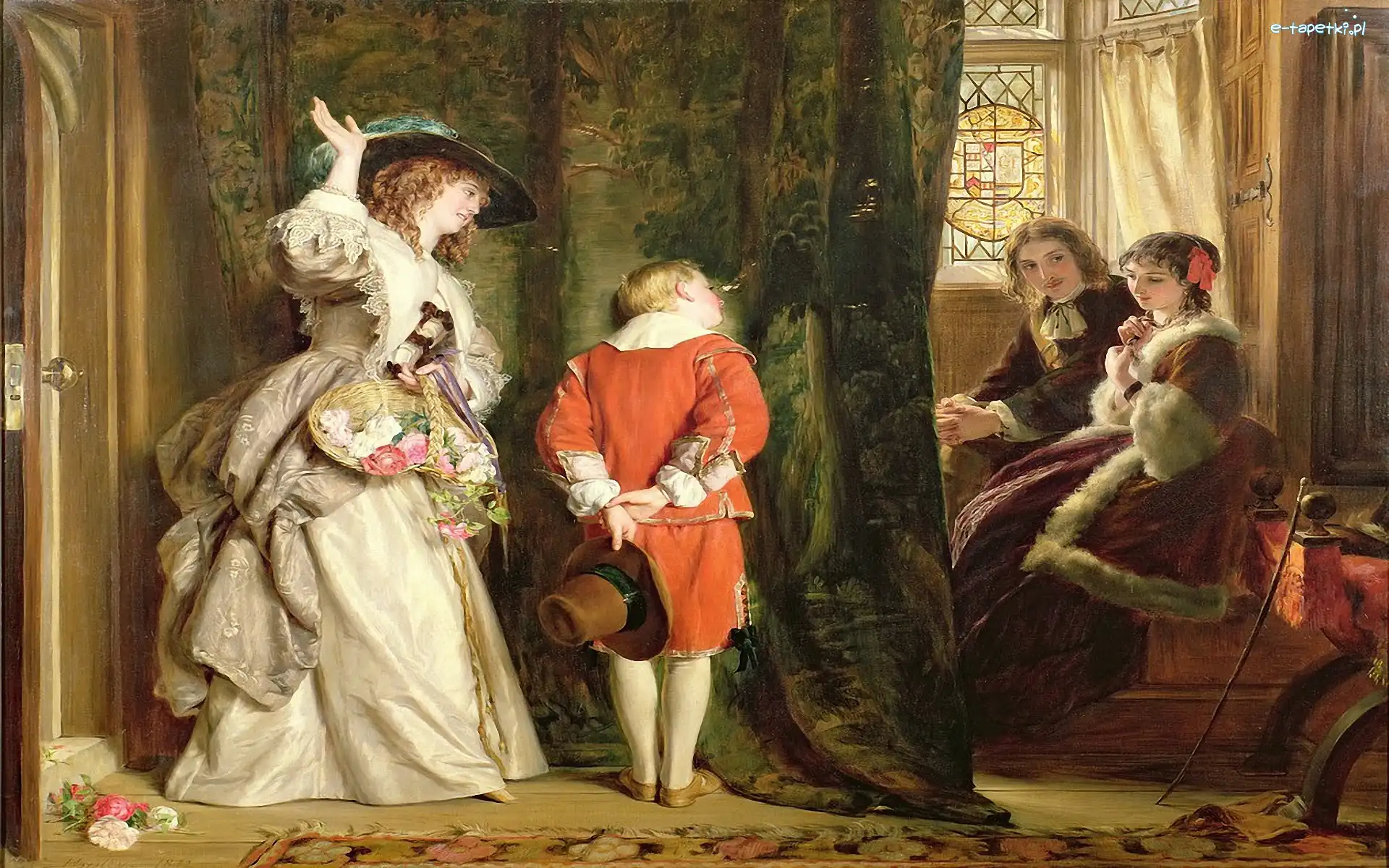 Miłość, Malarstwo, John Calcott Horsley