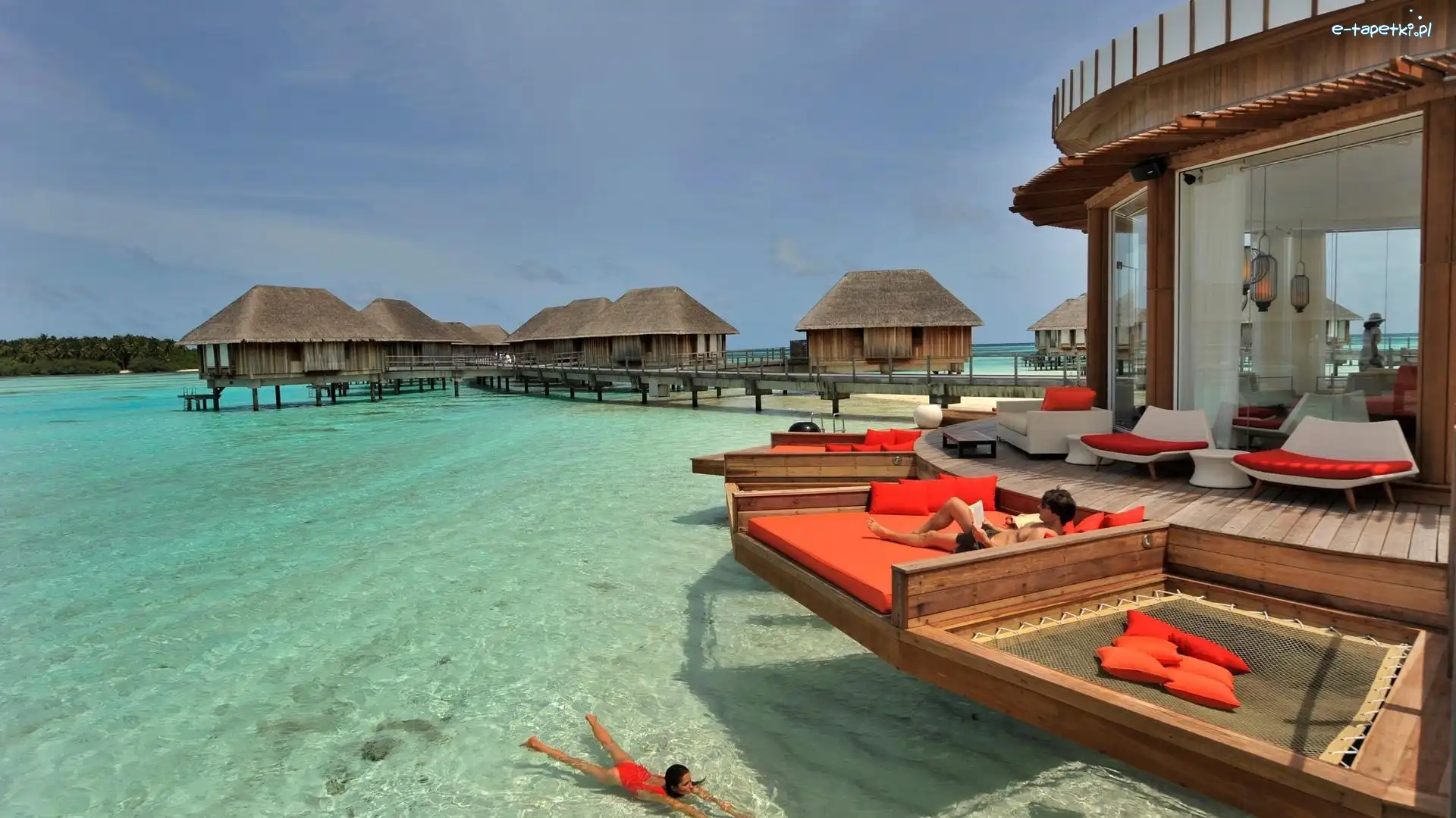 Morze, Malediwy, Luksus, Hotel