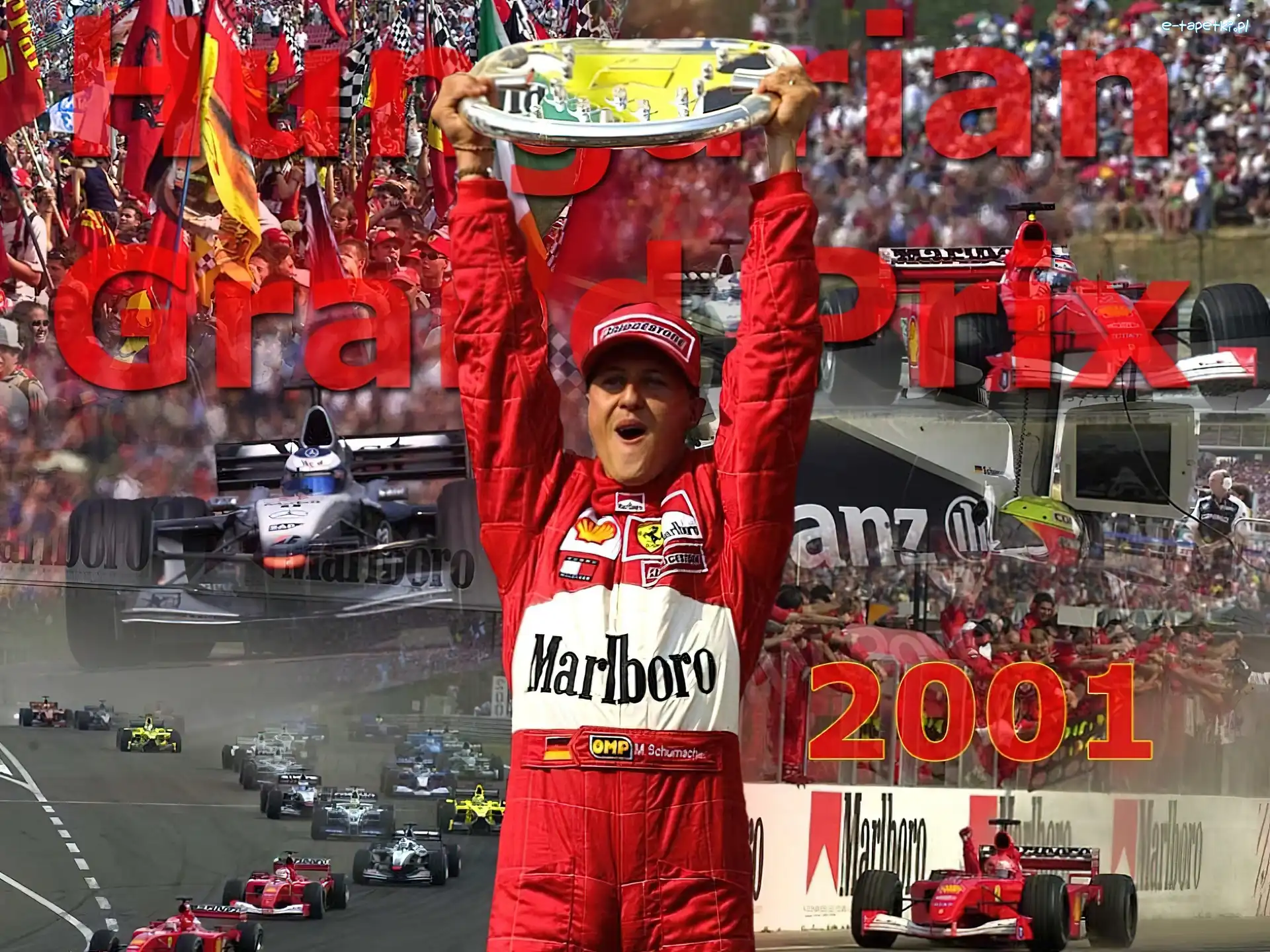 Formuła 1, trofeum, puchar , ferrari, marlboro