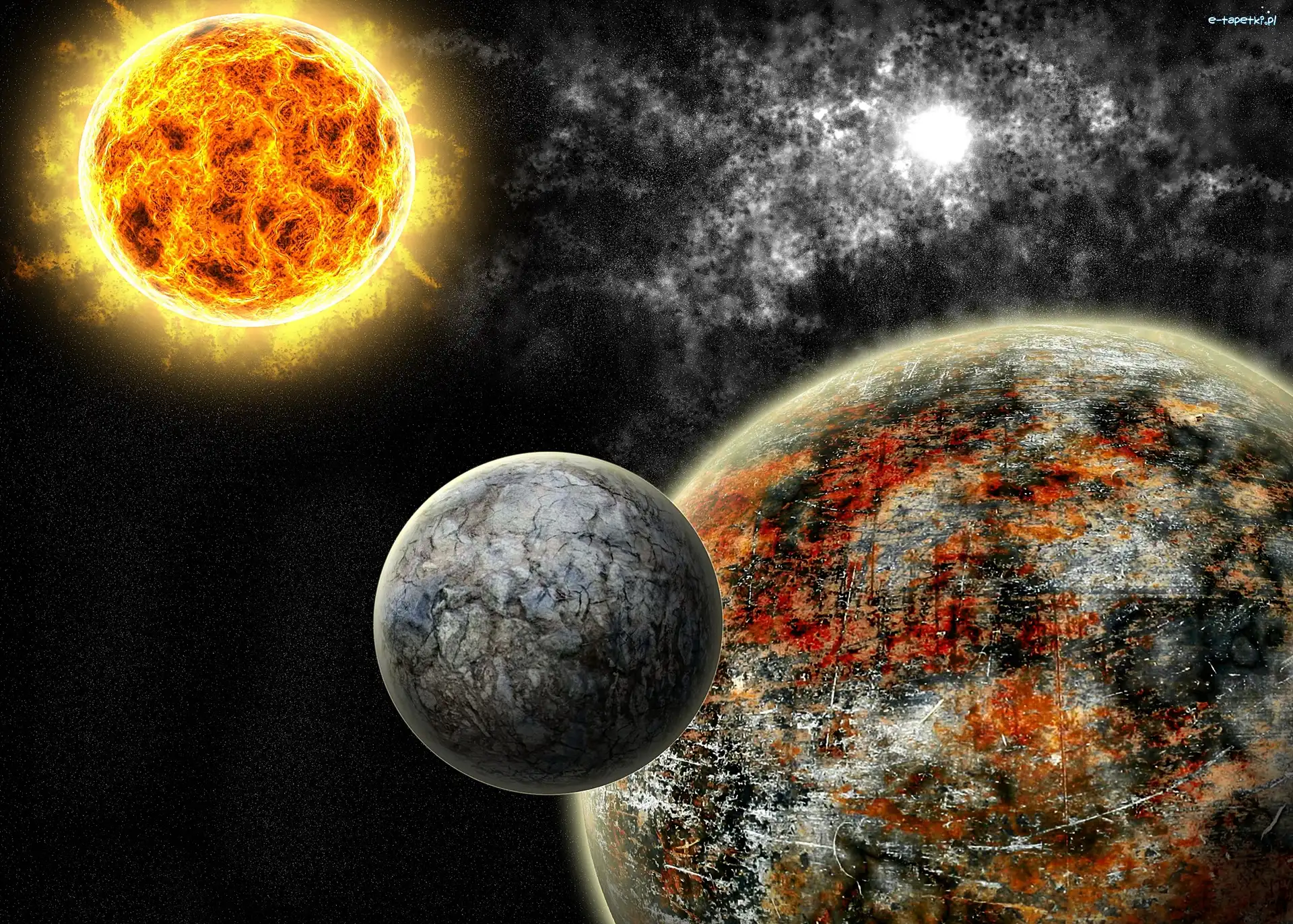 Gwiazda, Planety, Słońce, Kosmos