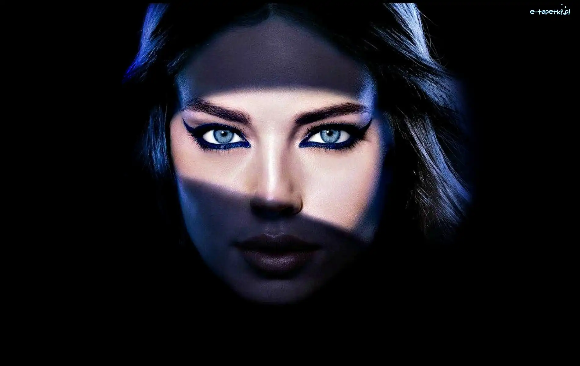 Kobieta, Brunetka, Emily Didonato, Rozświetlone Oczy, Makijaż