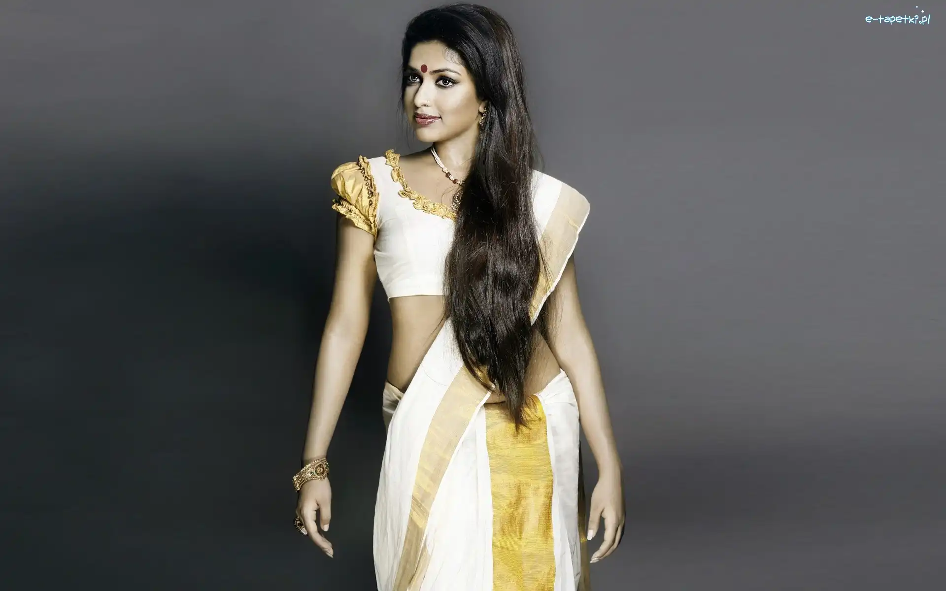 Bollywood, Amala Paul Poster, Kobieta, Sari, Strój