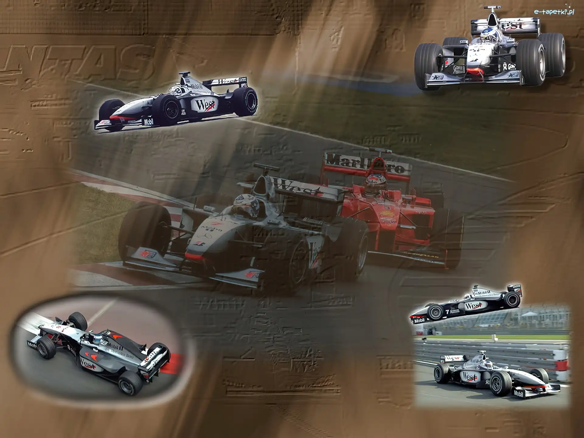 West, opony, kask , bolid, Formuła 1, spojler, koła
